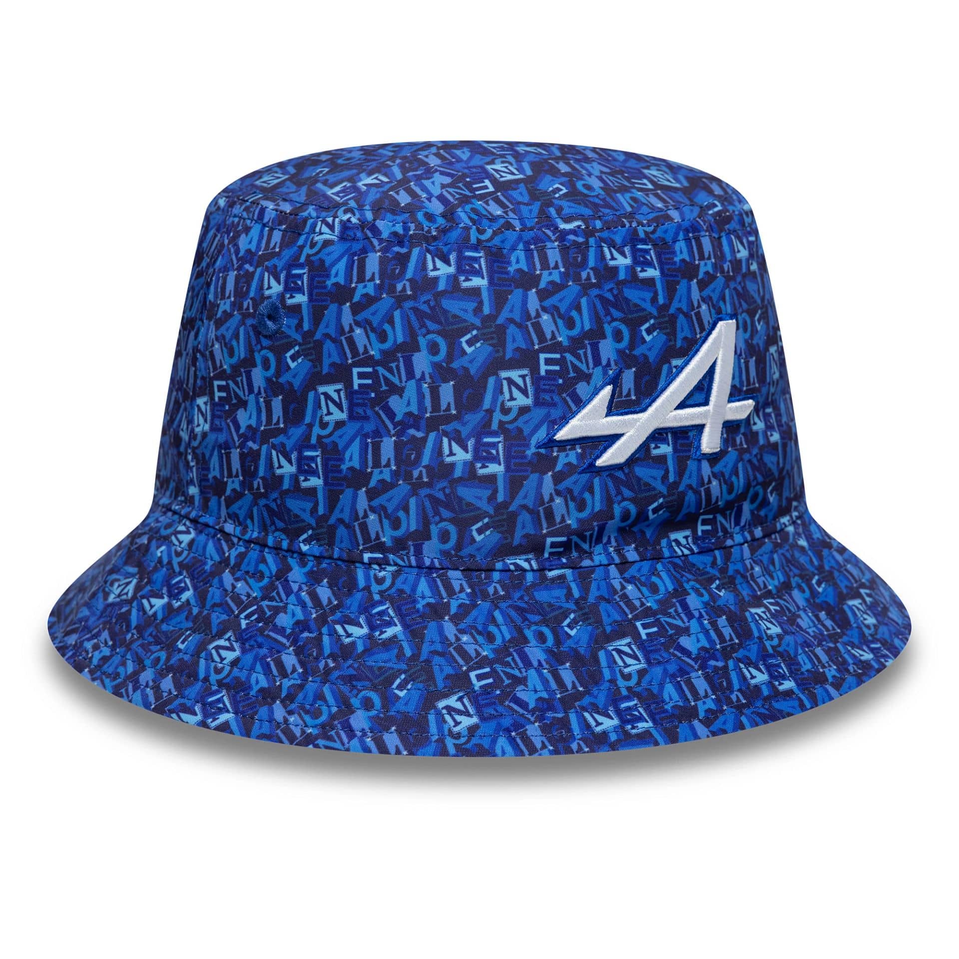 Alpine Racing All Over Print Navy Bucket Hat - Image 3