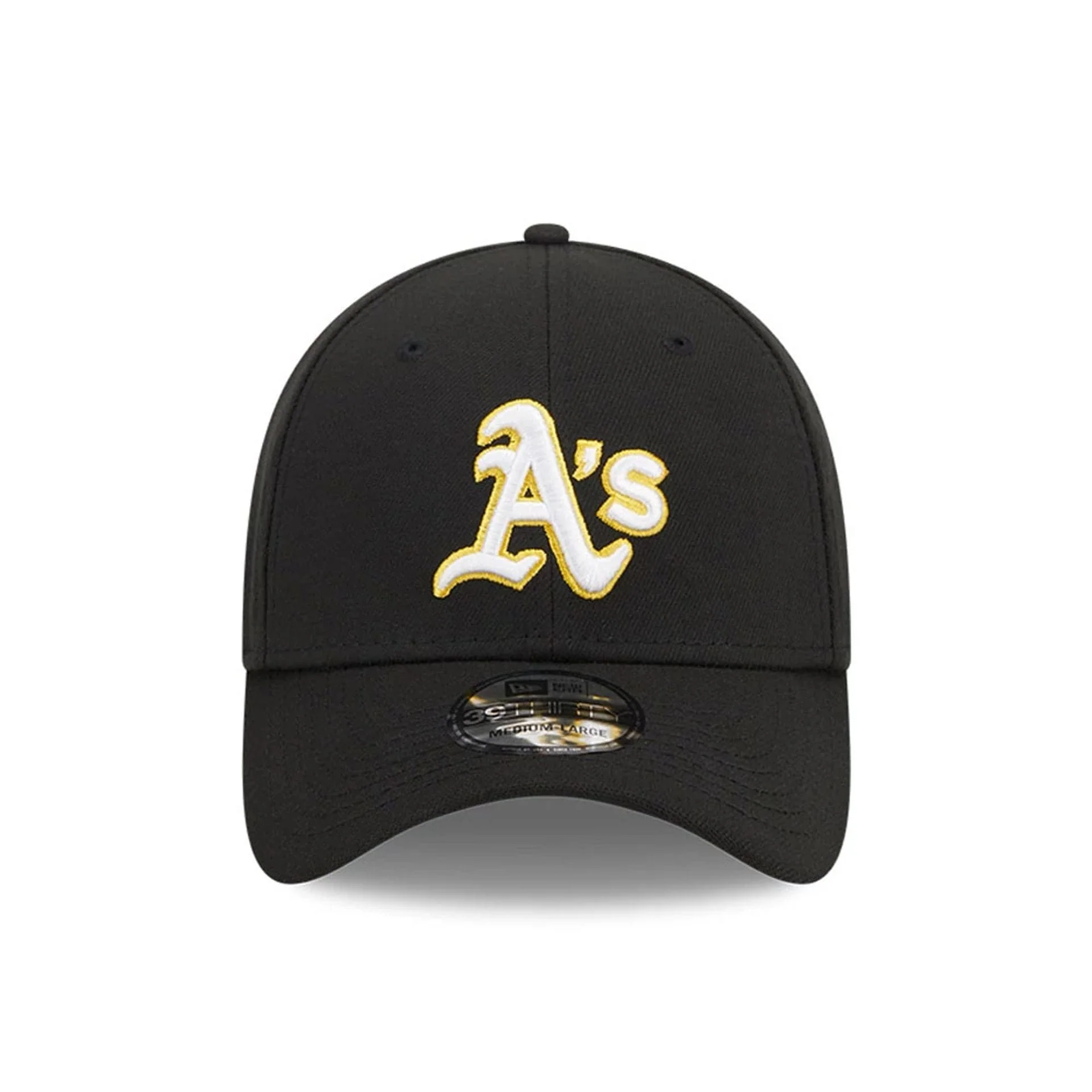 Athletics MLB Evergreen Black 39THIRTY Stretch Fit Cap - Image 2