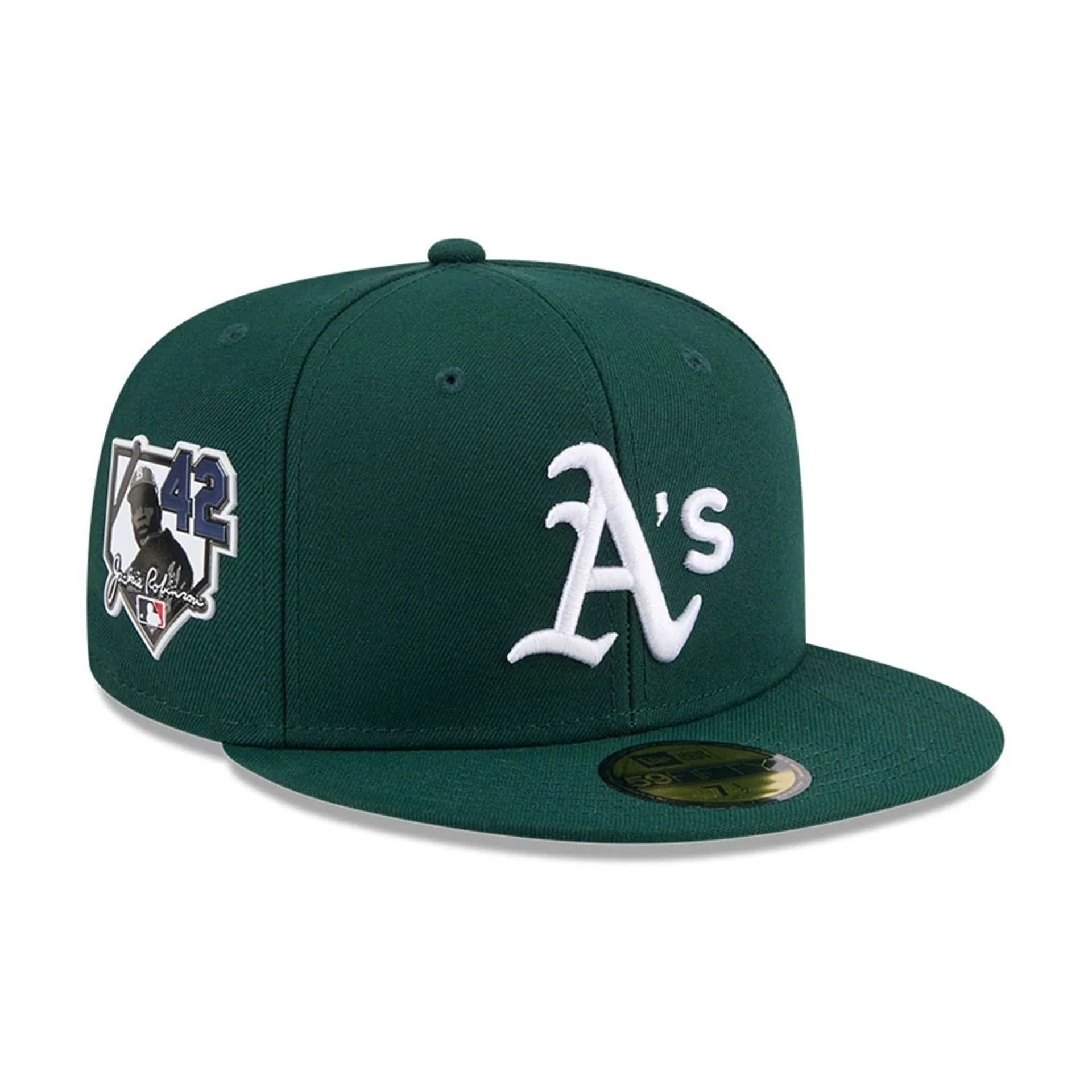 Athletics MLB Jackie Robinson Dark Green 59FIFTY Fitted Cap