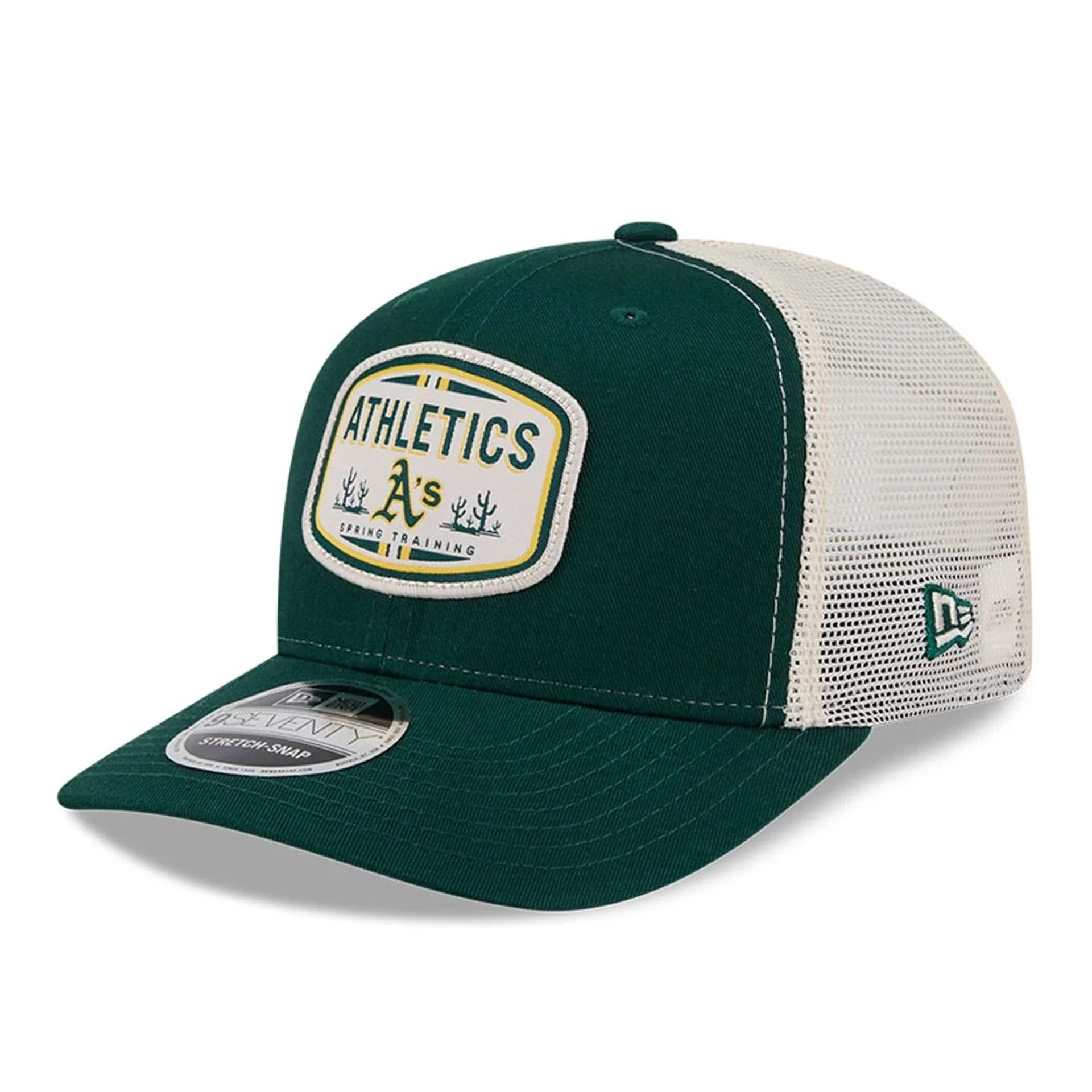 Athletics MLB Patch Dark Green 9SEVENTY Stretch Snap Adjustable Cap