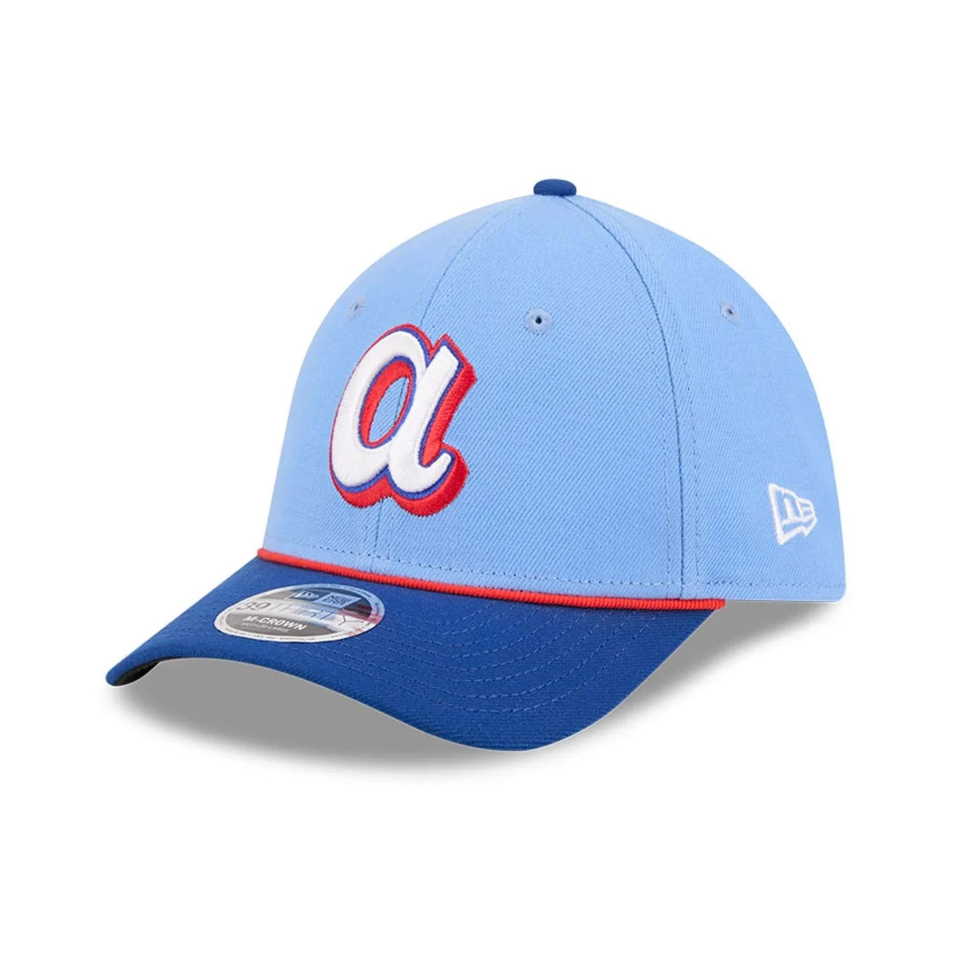 Atlanta Braves MLB City Connect Blue 39THIRTY M-Crown Stretch Fit Cap