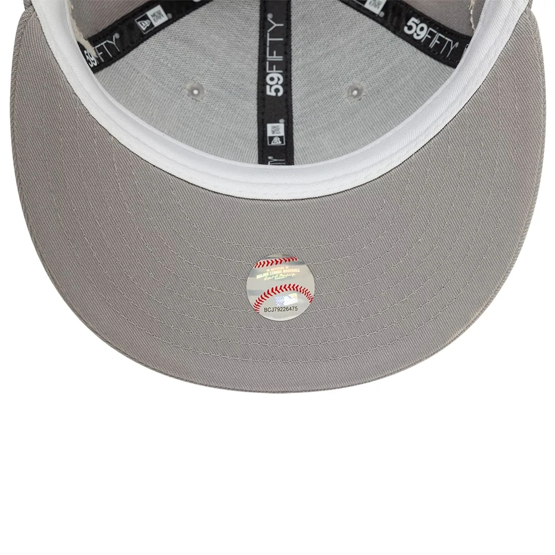 Atlanta Braves MLB Zodiac Grey 59FIFTY Fitted Cap - Image 5
