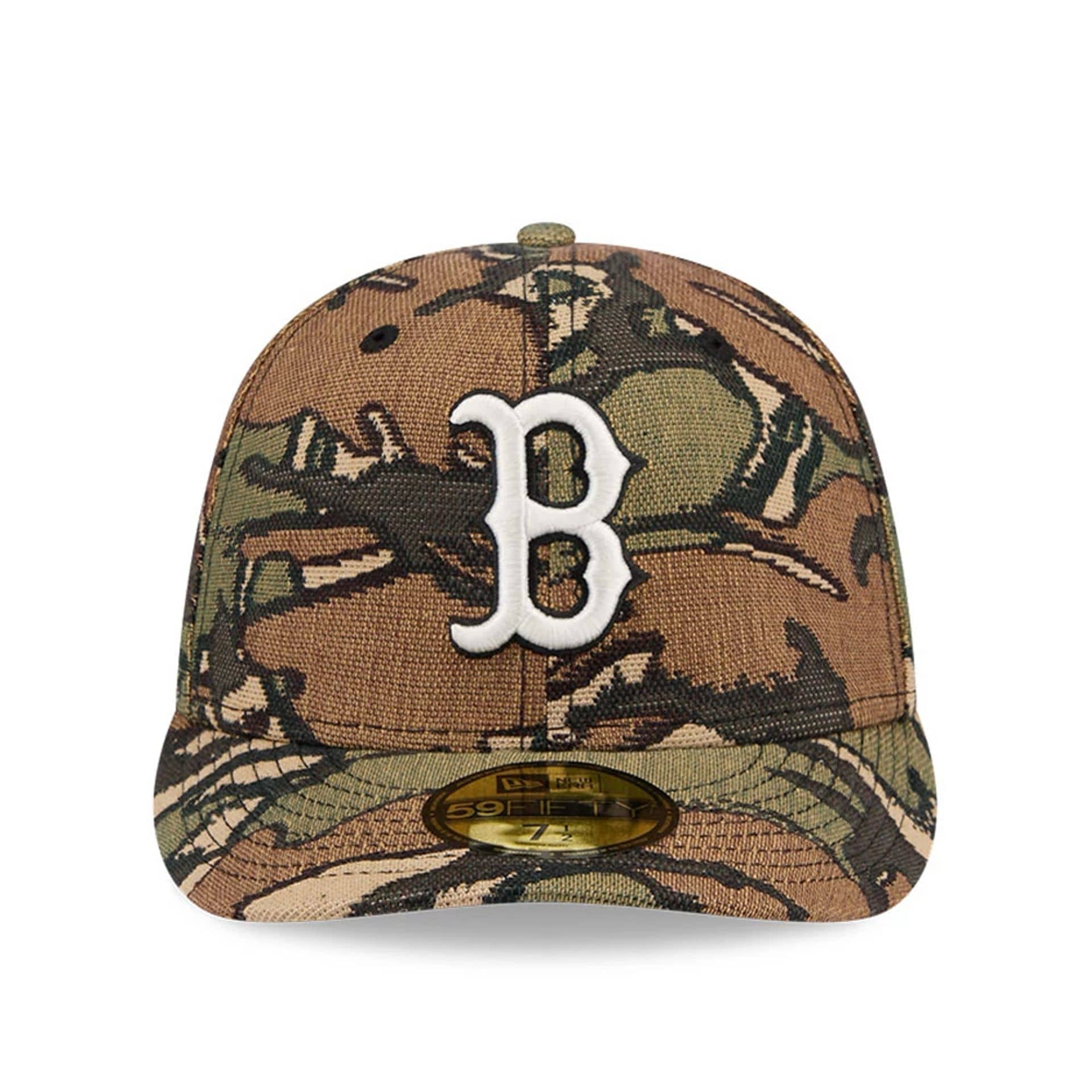 Boston Red Sox MLB Jacquard Camo 59FIFTY Fitted Cap - Image 3