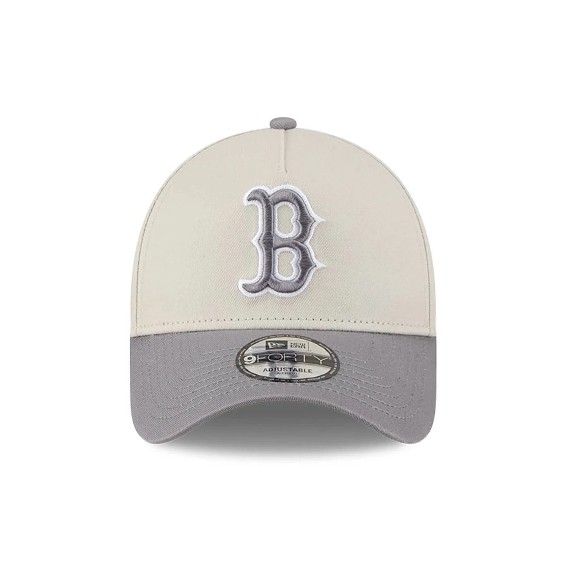 Boston Red Sox MLB Stone Storm Light Beige 9FORTY A-Frame Adjustable Cap - Image 2