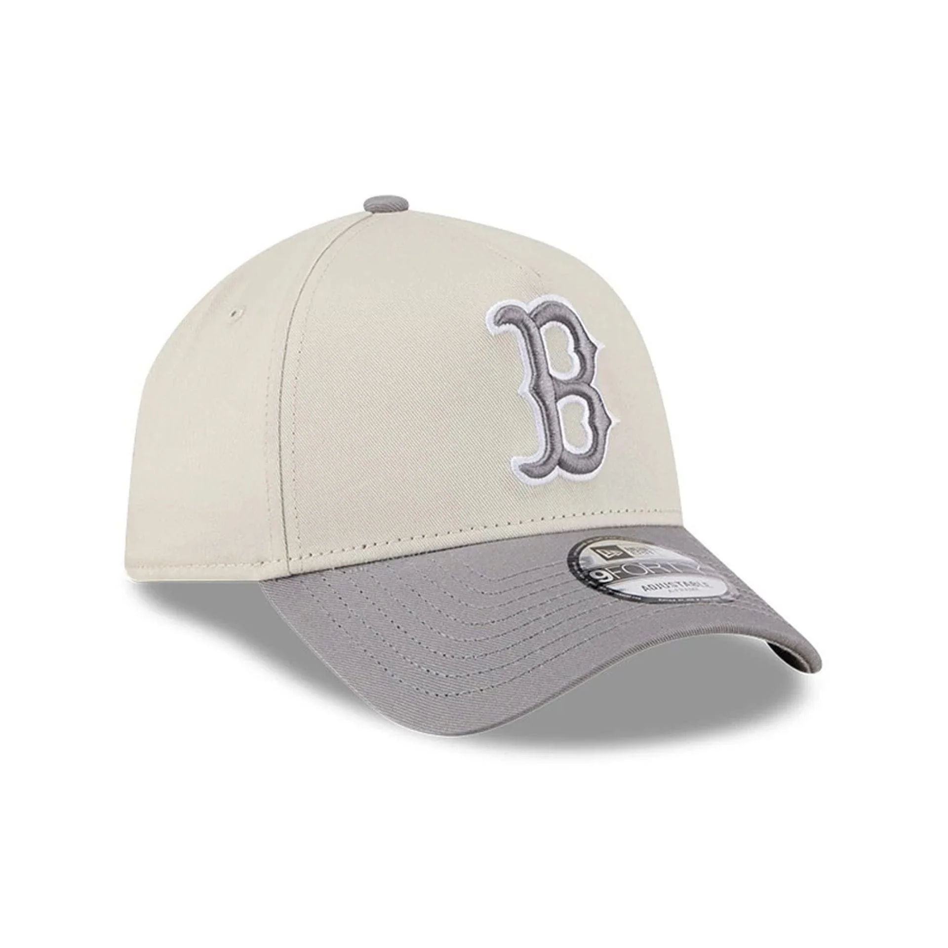 Boston Red Sox MLB Stone Storm Light Beige 9FORTY A-Frame Adjustable Cap - Image 3