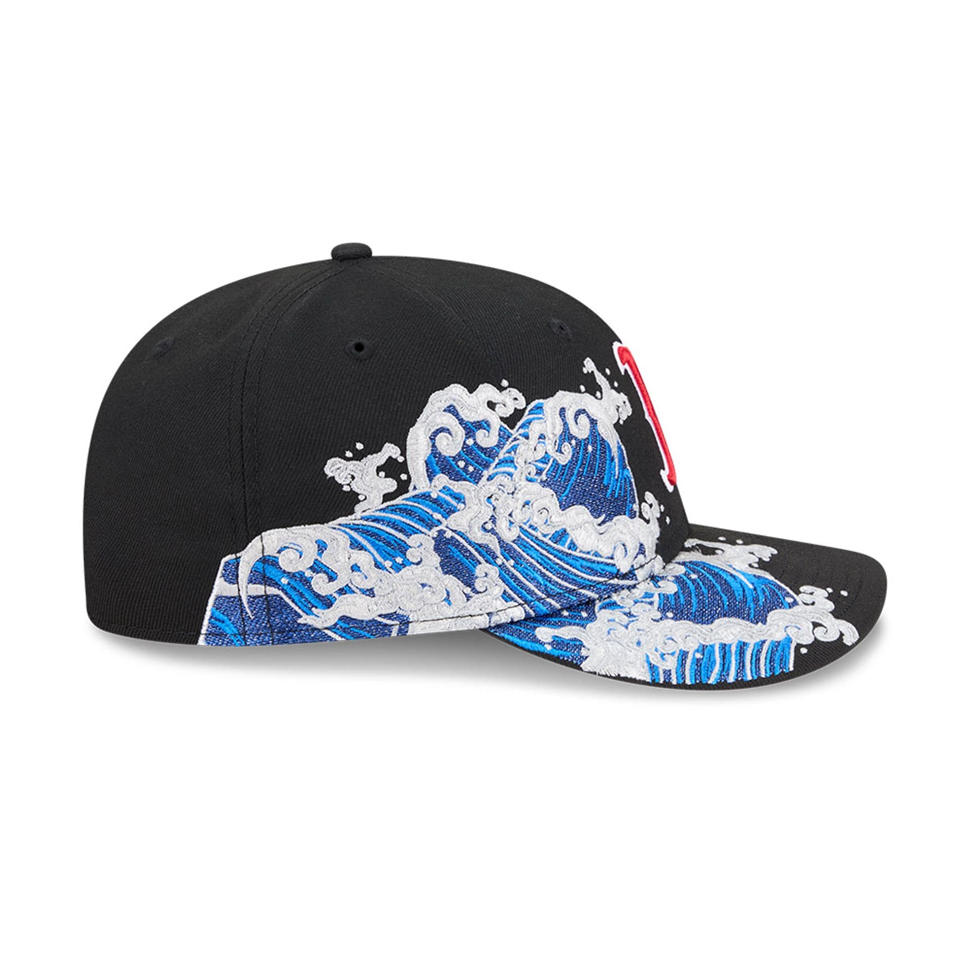 Boston Red Sox MLB Vissurf Black 9FIFTY Snapback Adjustable Cap - Image 5