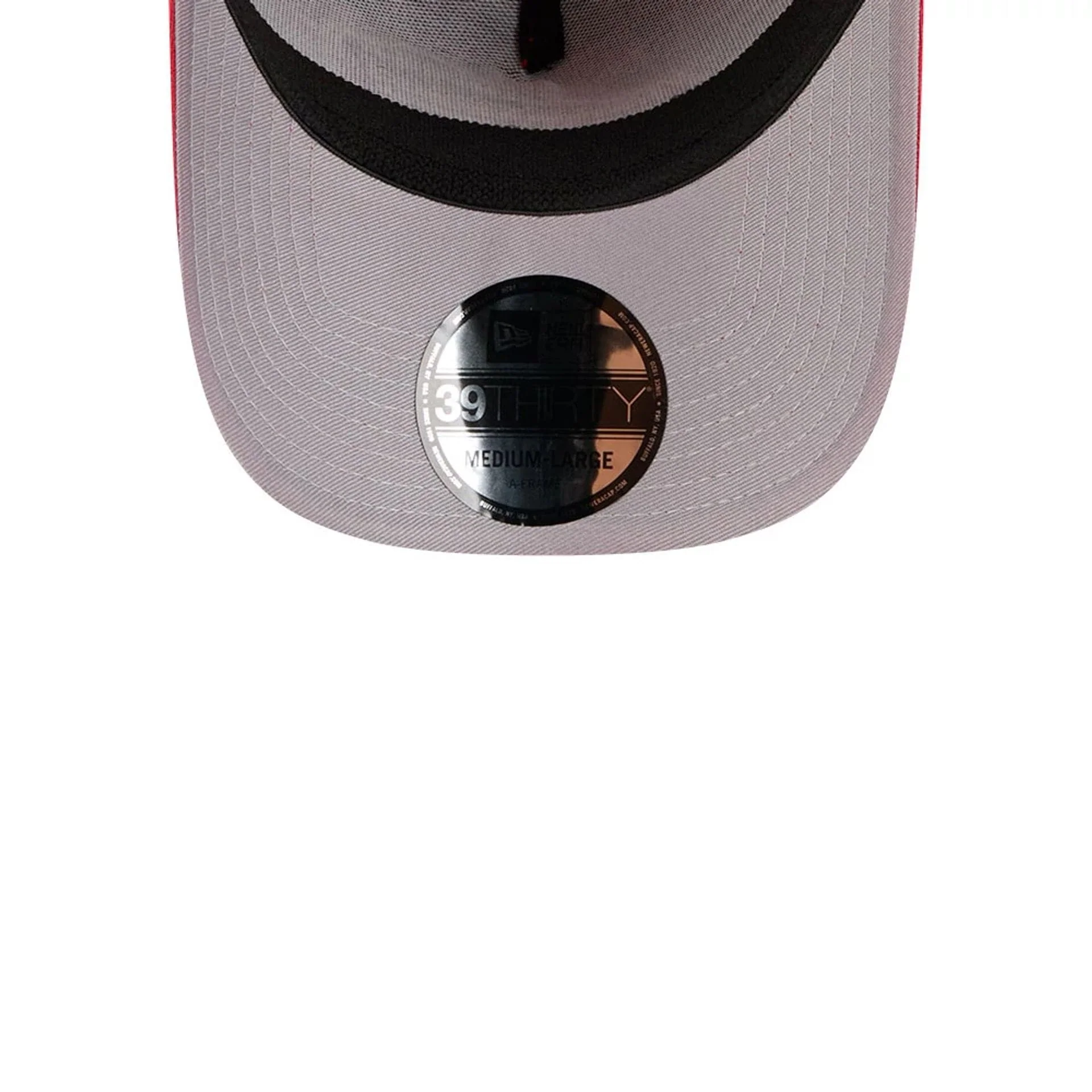 Buffalo Bills NFL Suede Red 39THIRTY A-Frame Stretch Fit Cap - Image 2