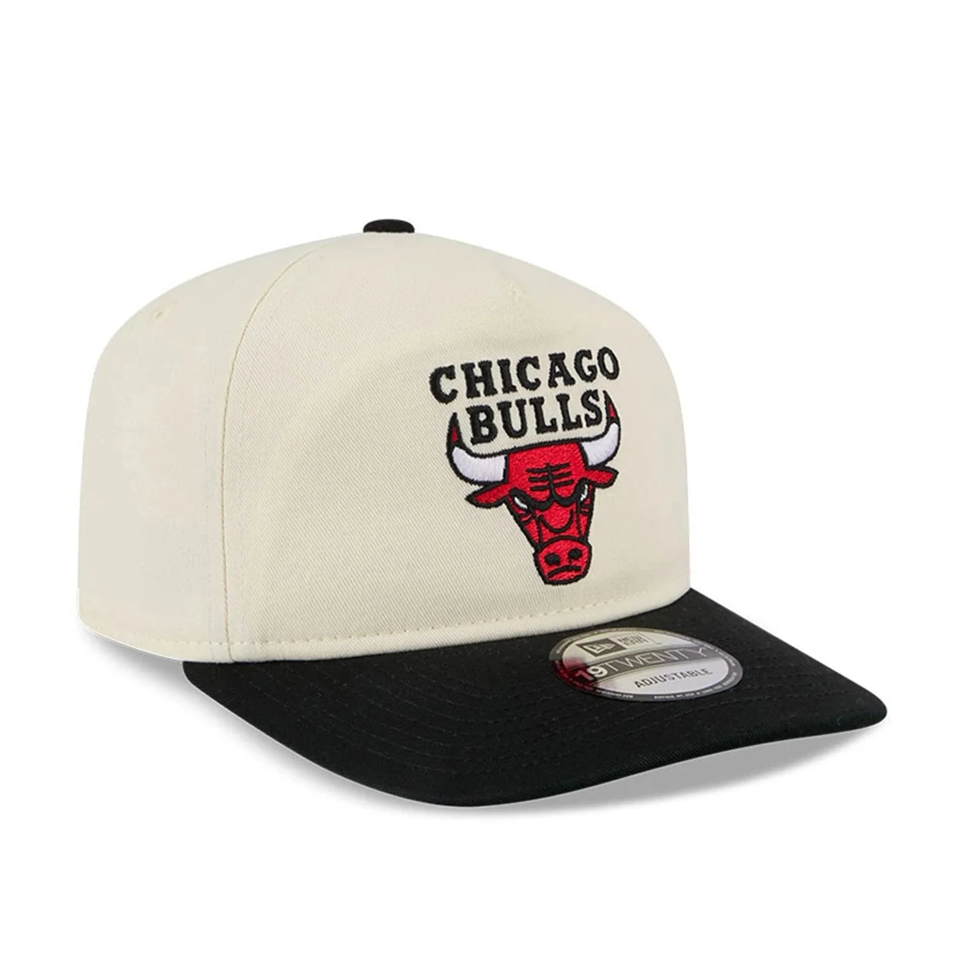 Chicago Bulls NBA 2 Tone Washed Cream 19TWENTY Adjustable Cap - Image 4