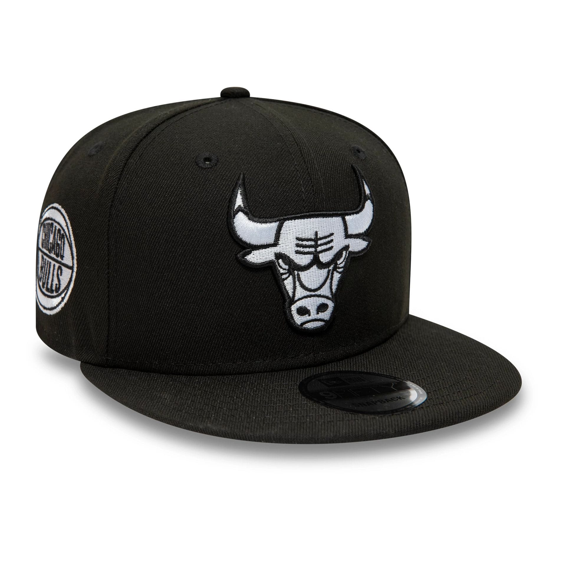 Chicago Bulls NBA Black 9FIFTY Snapback Adjustable Cap