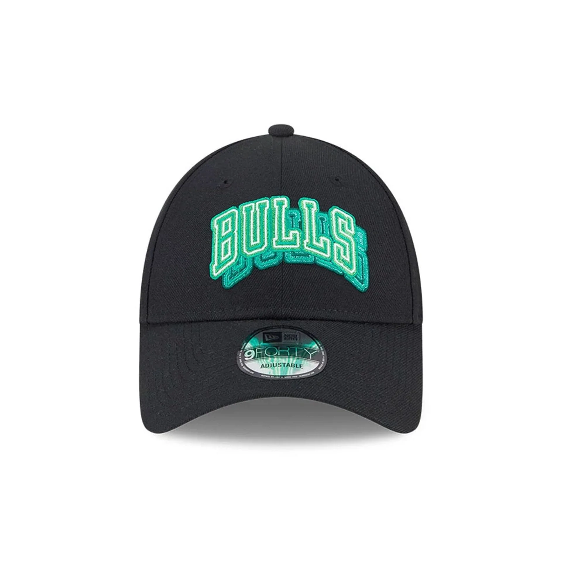 Chicago Bulls NBA Neon Black 9FORTY Adjustable Cap - Image 3