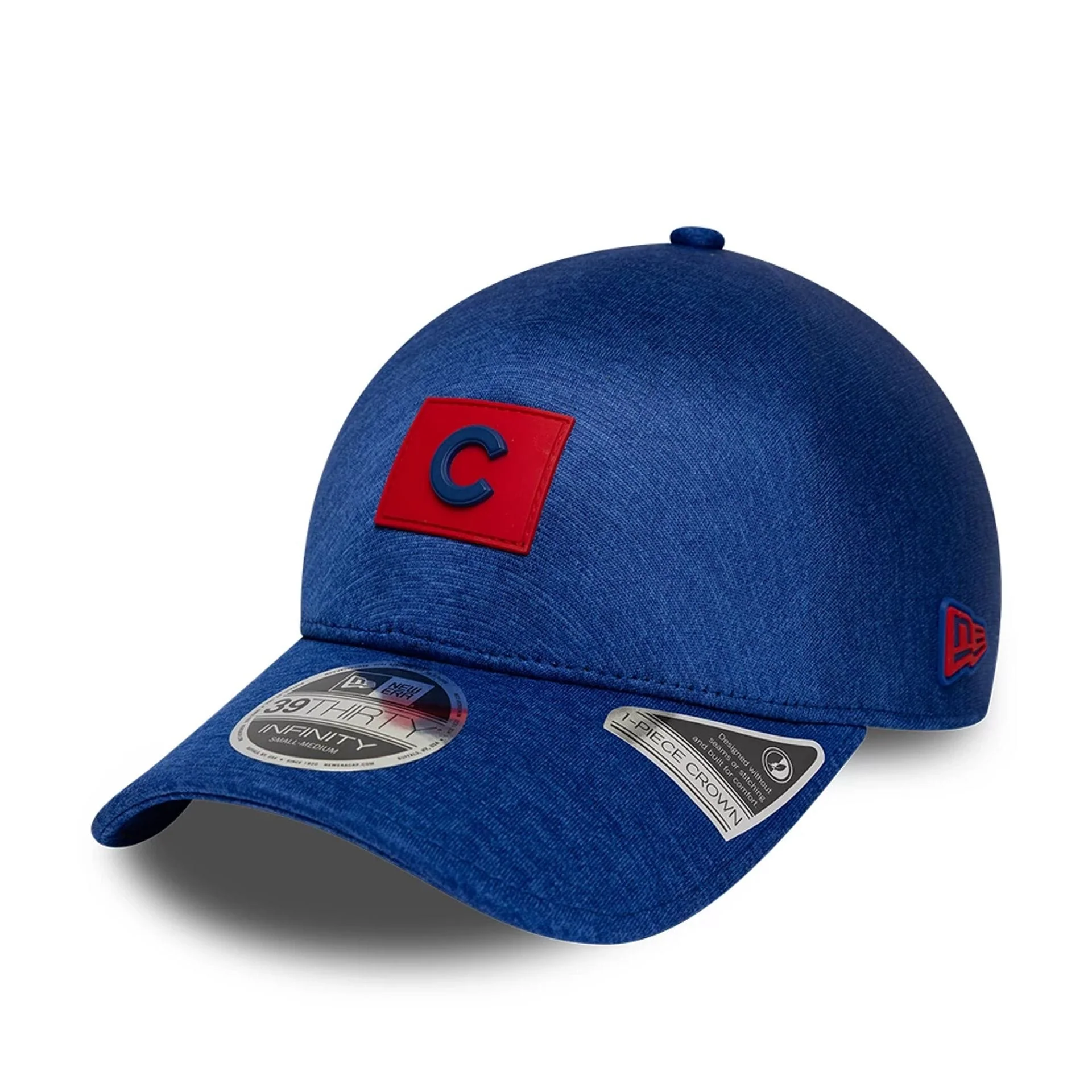 Chicago Cubs MLB Clubhouse Blue 39THIRTY Infinity Stretch Fit Cap