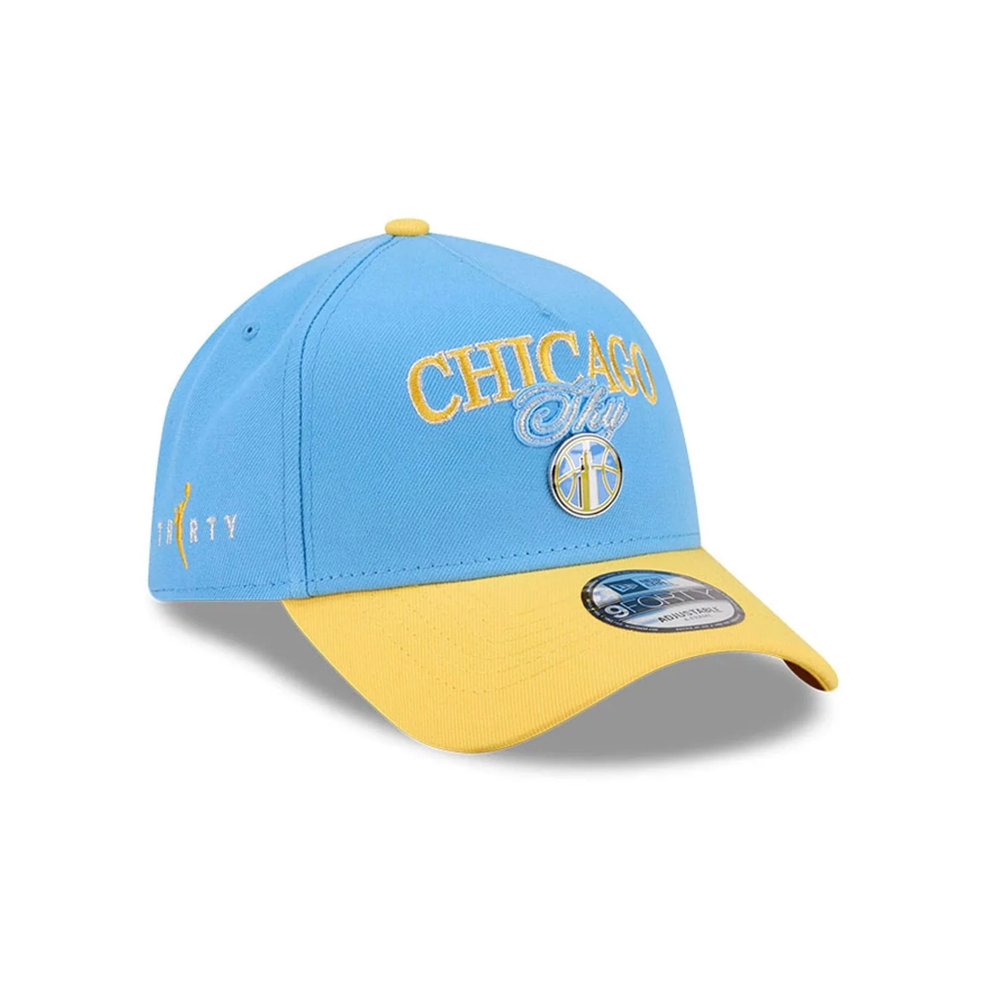 Chicago Sky WNBA Tip Off 2026 Light Blue 9FORTY A-Frame Adjustable Cap - Image 4