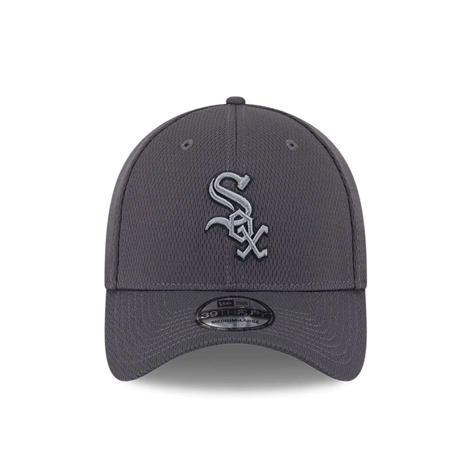 Chicago White Sox MLB Evergreen Dark Grey 39THIRTY Stretch Fit Cap - Image 2