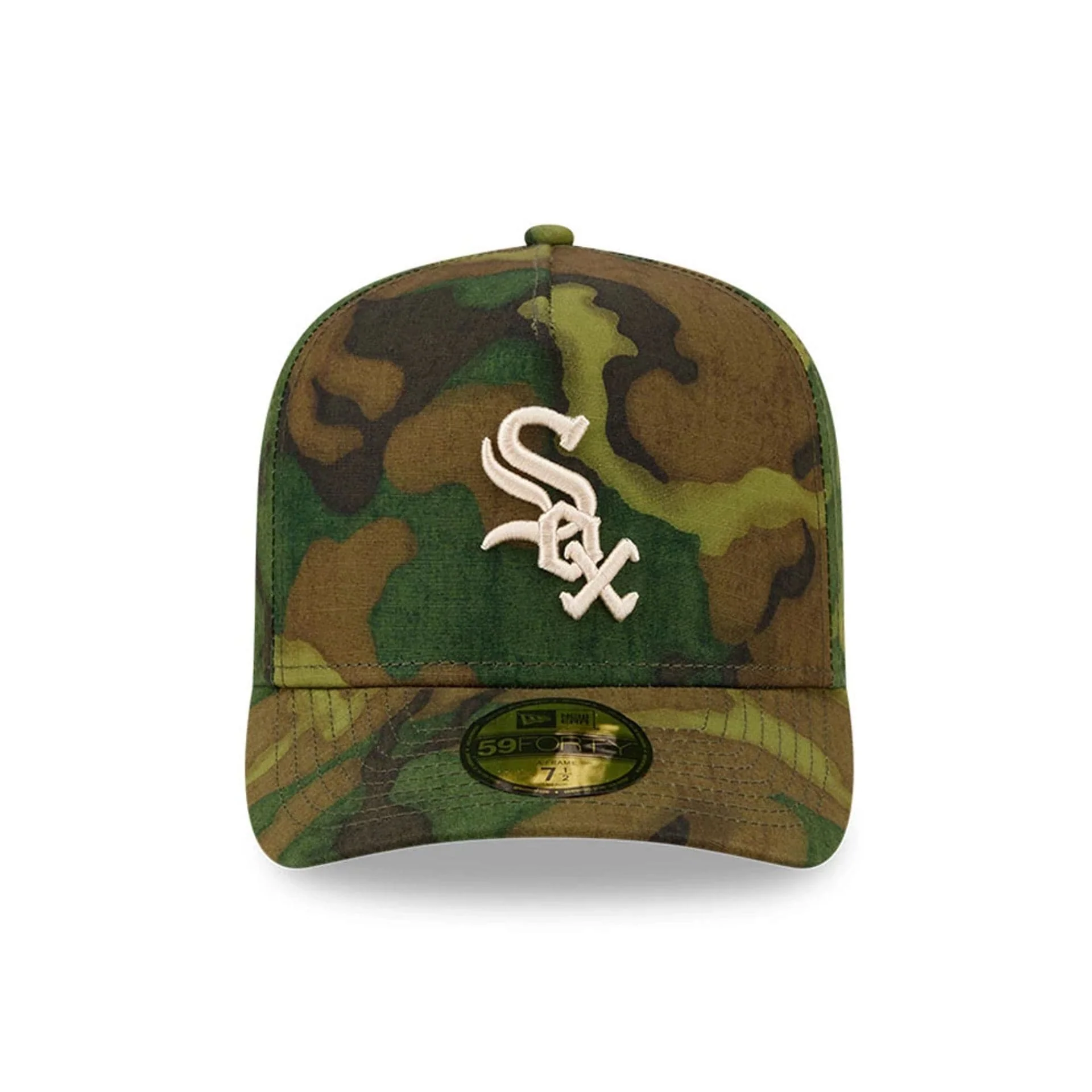 Chicago White Sox MLB Ripstop Camo 59FORTY A-Frame Fitted Cap - Image 3
