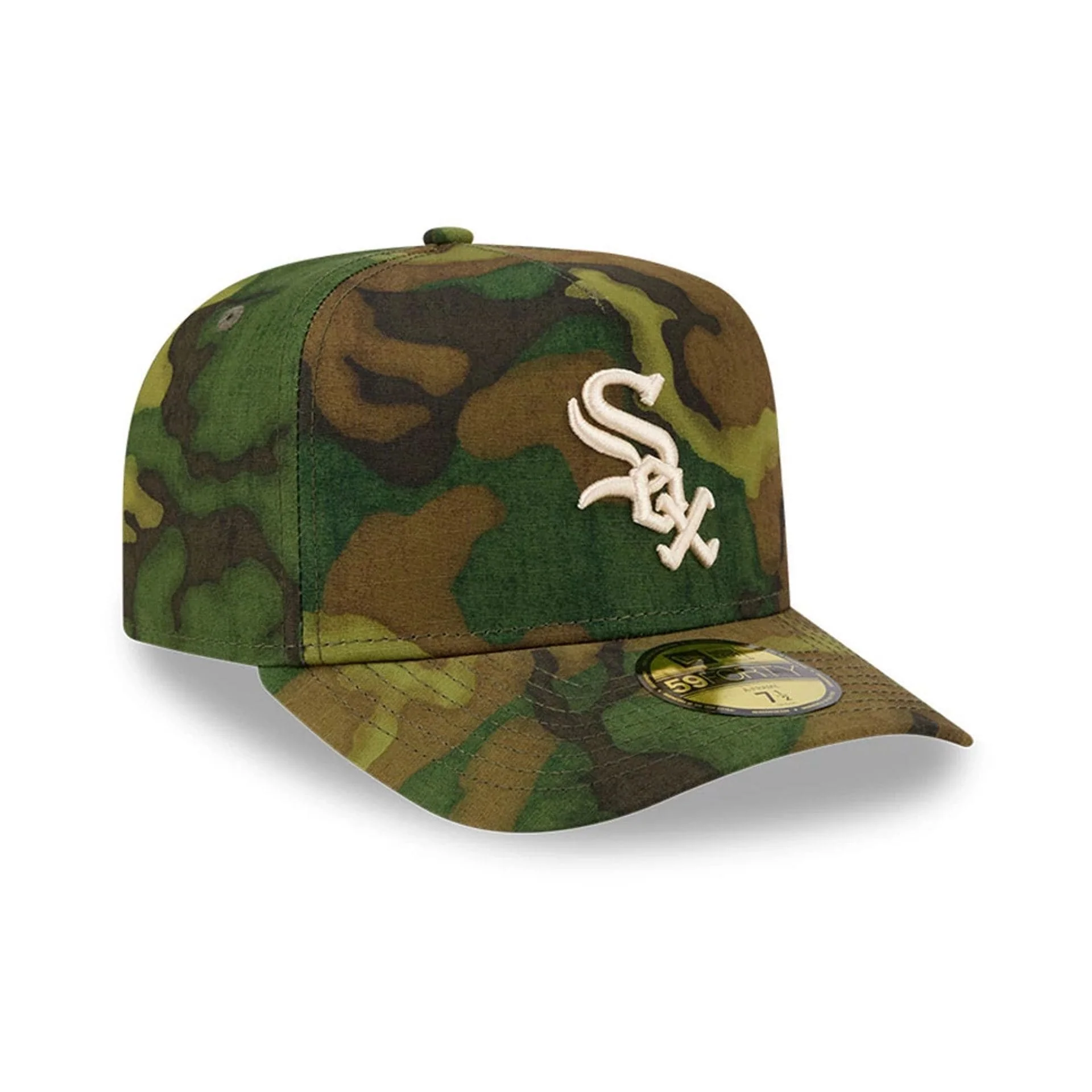 Chicago White Sox MLB Ripstop Camo 59FORTY A-Frame Fitted Cap - Image 4