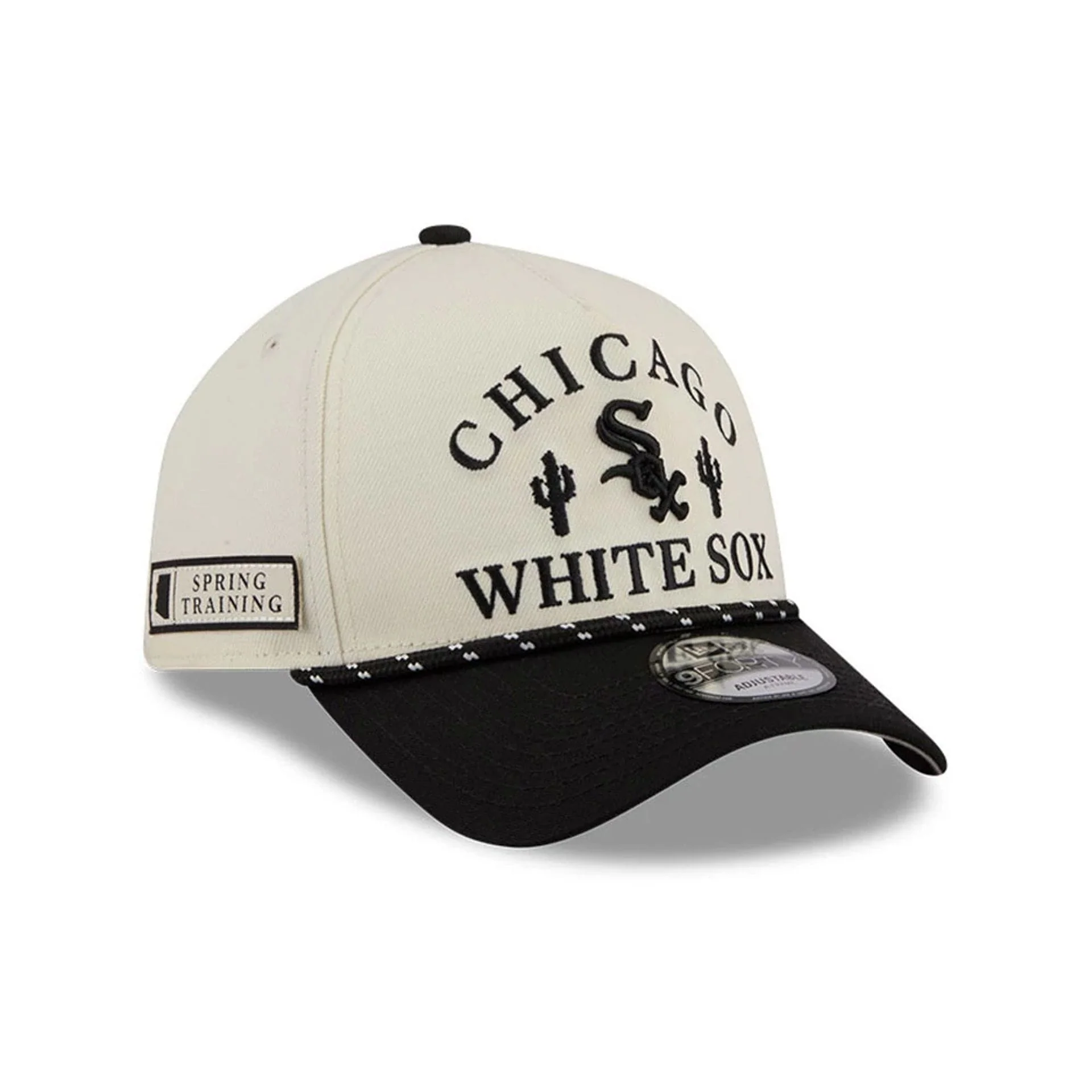 Chicago White Sox MLB Rope Black 9FORTY A-Frame Adjustable Cap