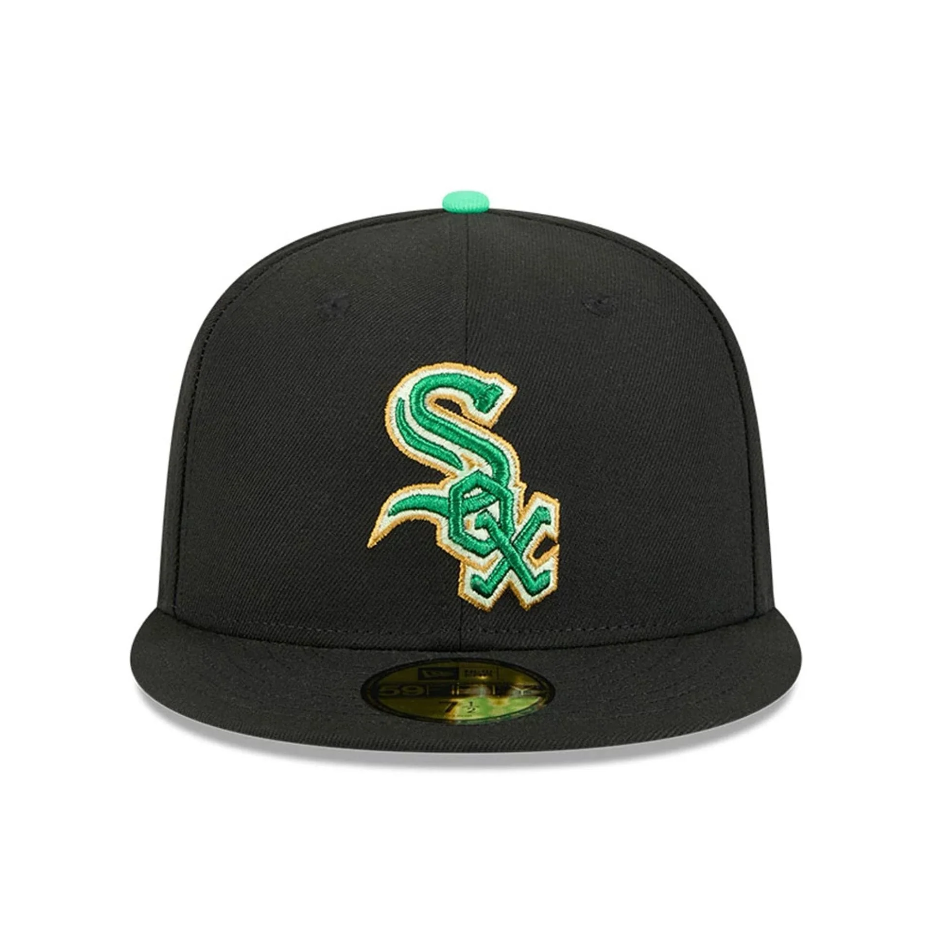 Chicago White Sox MLB Saint Patrick's Day Black 59FIFTY Fitted Cap - Image 2