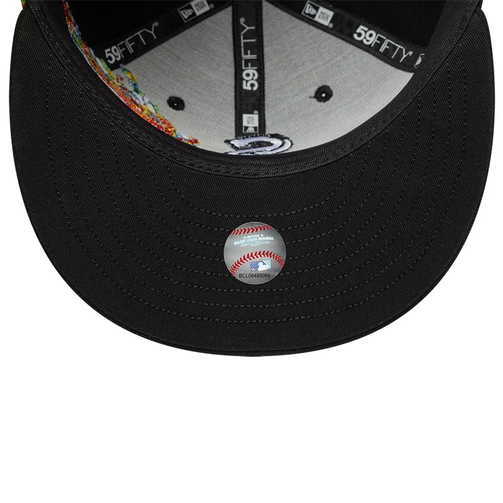 Chicago White Sox MLB Storm Pattern Black 59FIFTY Fitted Cap - Image 7