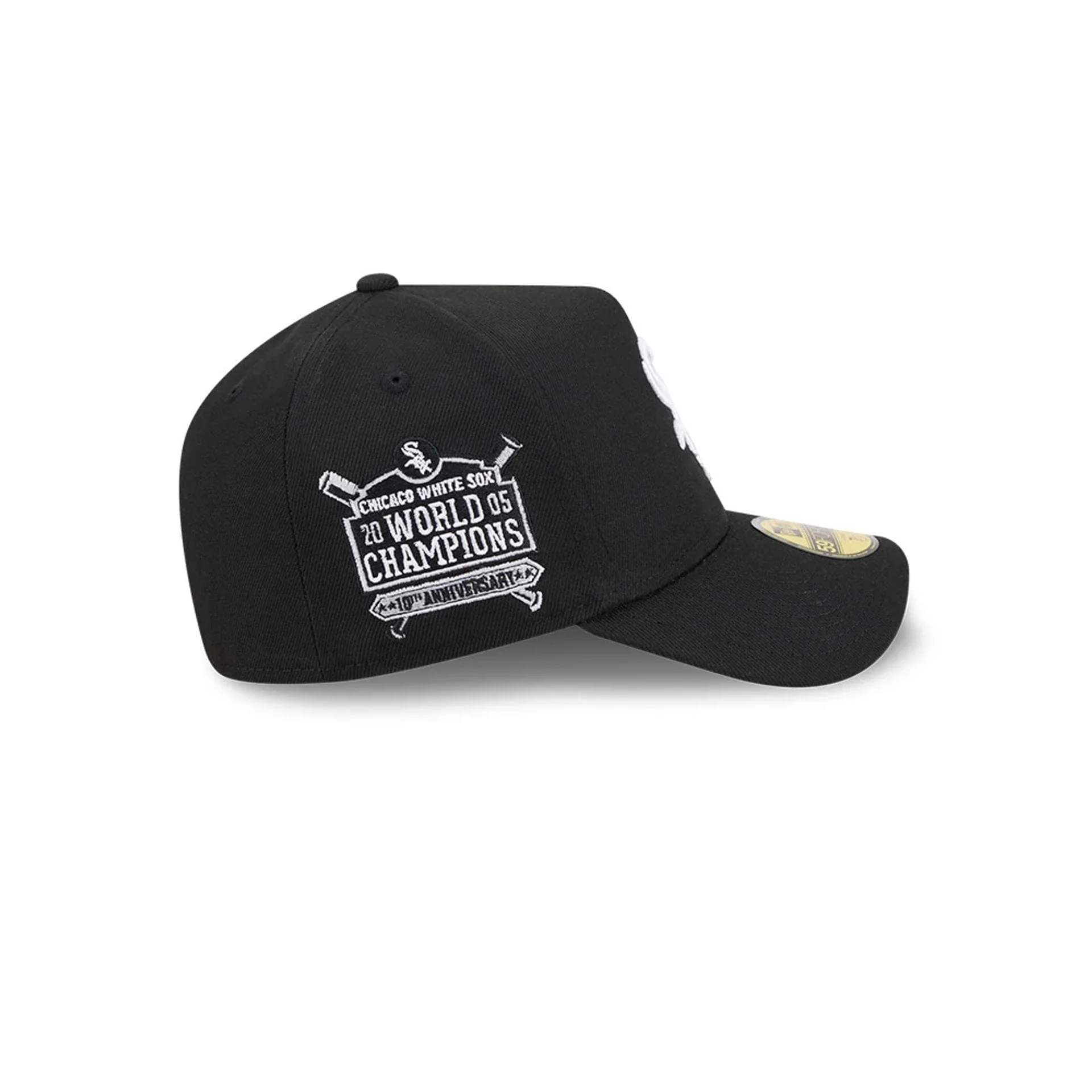 Chicago White Sox MLB Team Side Black 59FORTY A-Frame Fitted Cap - Image 5