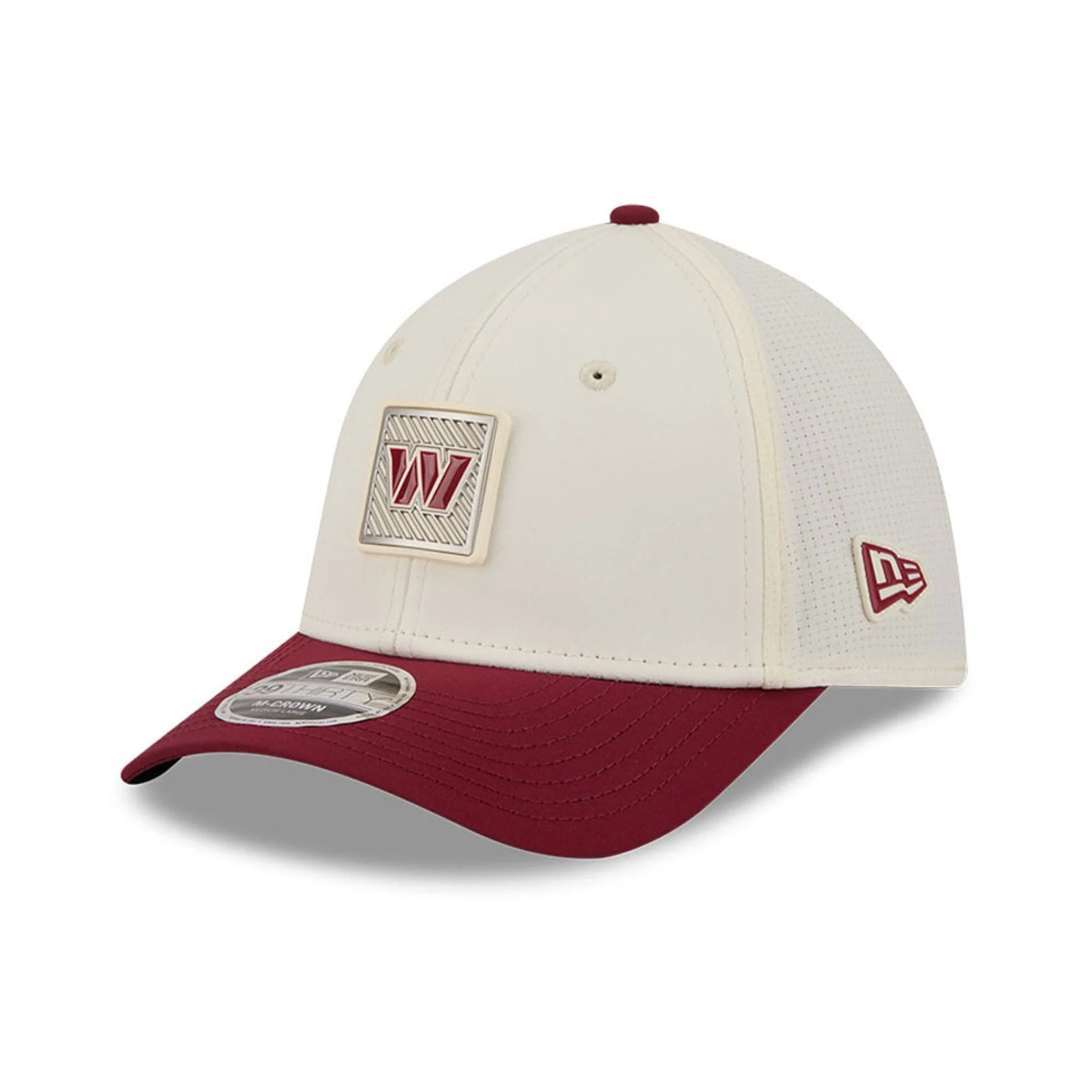 Commanders NFL Training 2026 White 39THIRTY M-Crown Stretch Fit Cap - Image 3