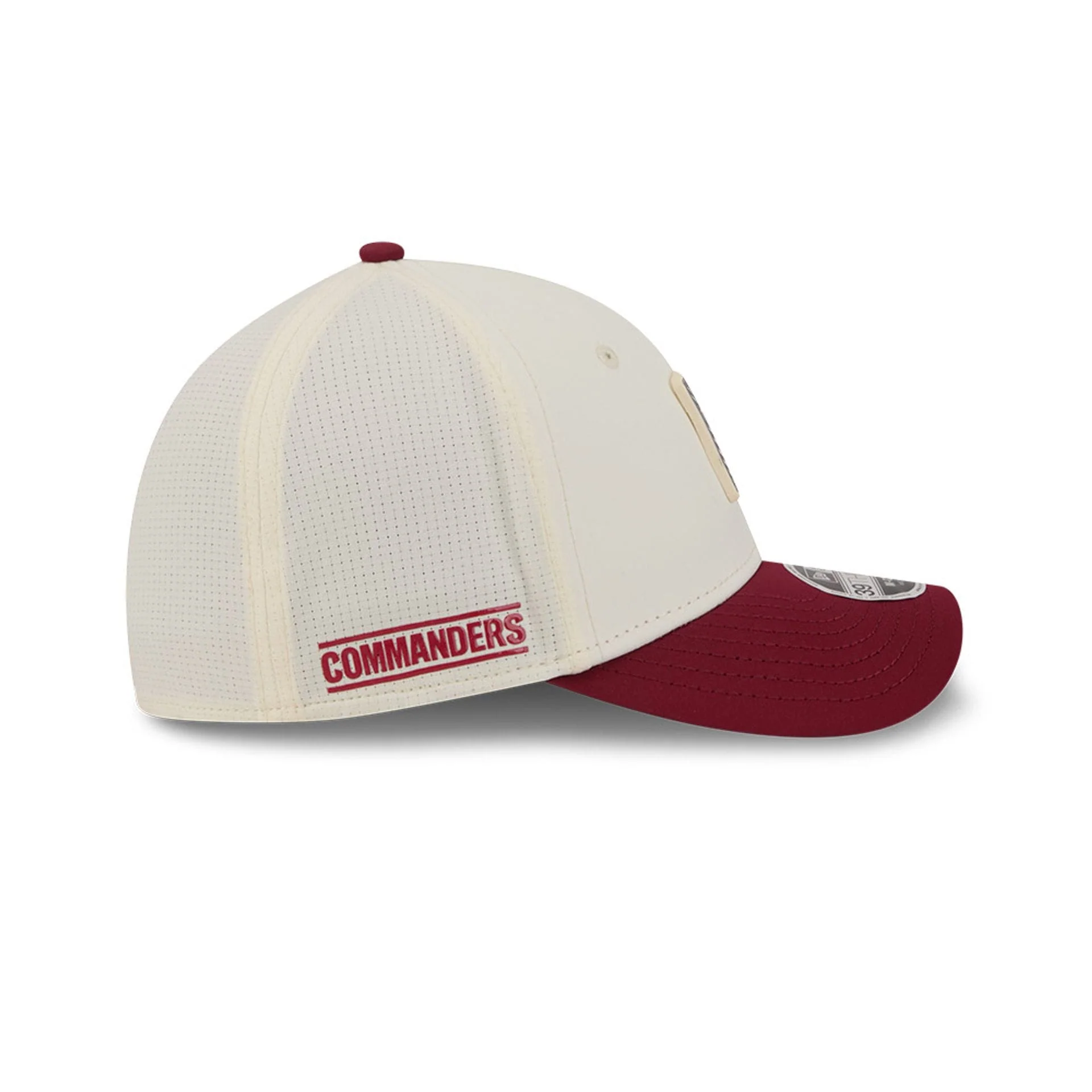 Commanders NFL Training 2026 White 39THIRTY M-Crown Stretch Fit Cap - Image 4