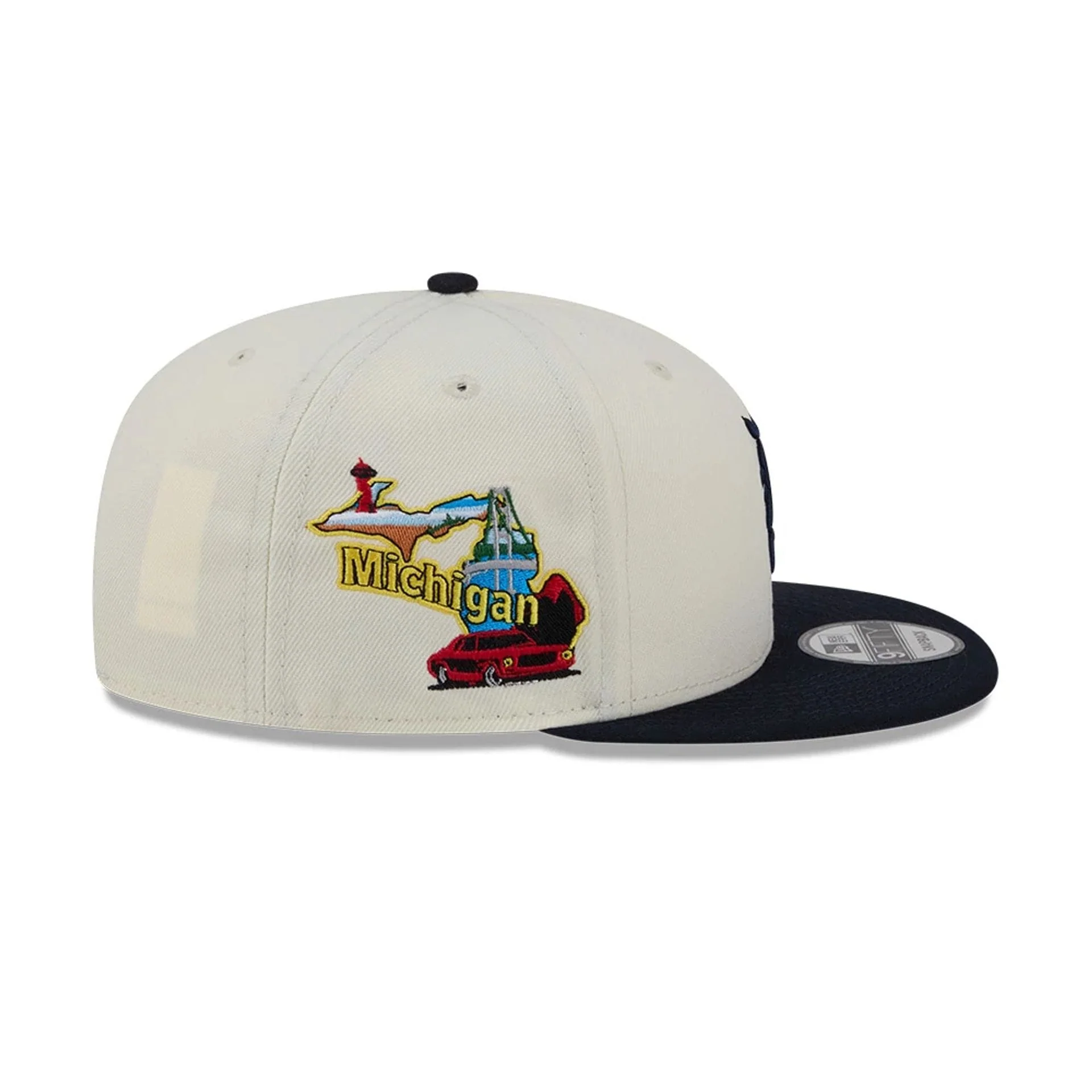 Detroit Tigers MLB Localized White 9FIFTY Snapback Adjustable Cap - Image 5