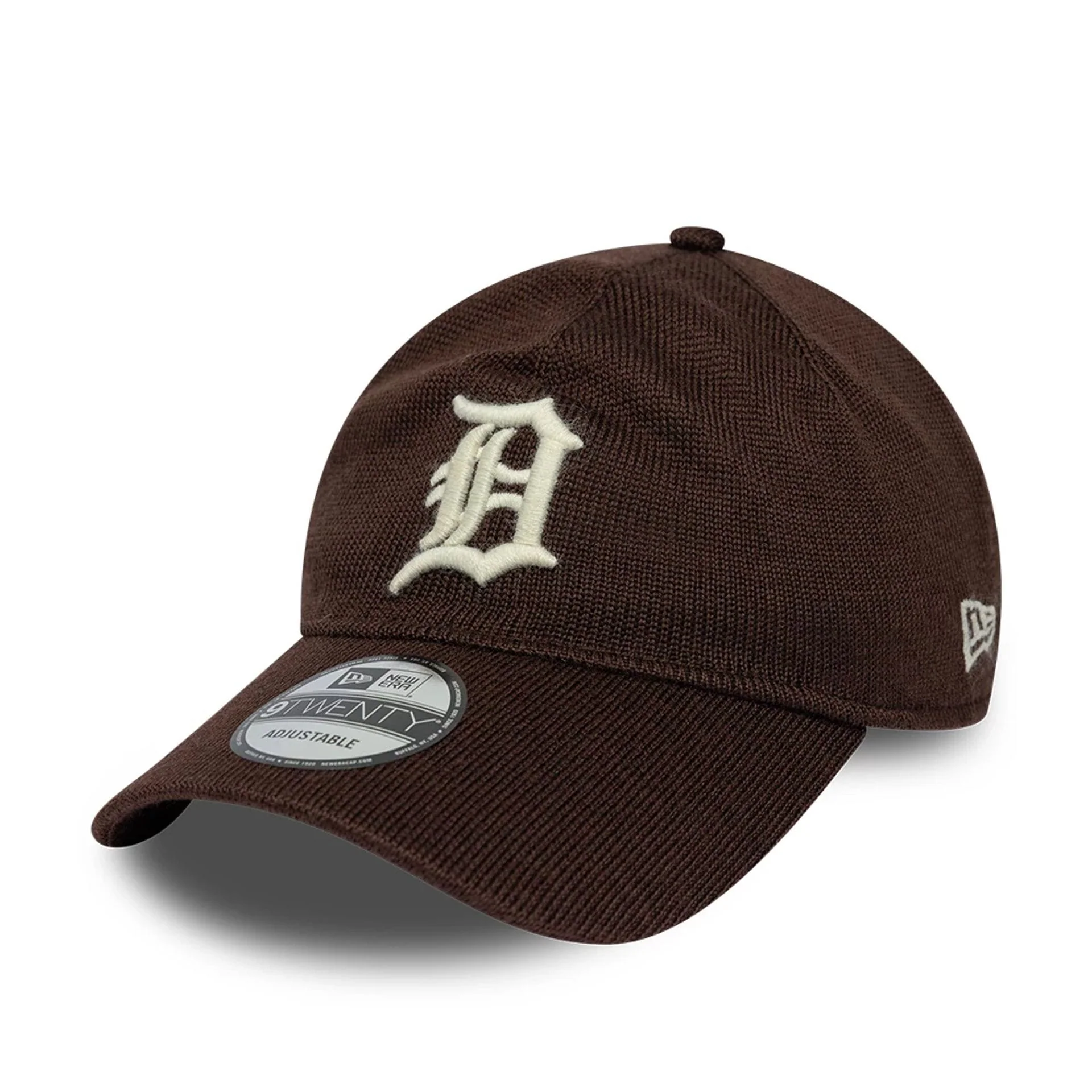 Detroit Tigers MLB Merino Wool Dark Brown 9TWENTY Adjustable Cap