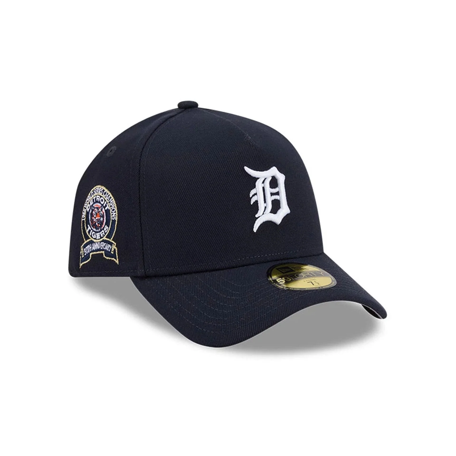 Detroit Tigers MLB Team Side Navy 59FORTY A-Frame Fitted Cap