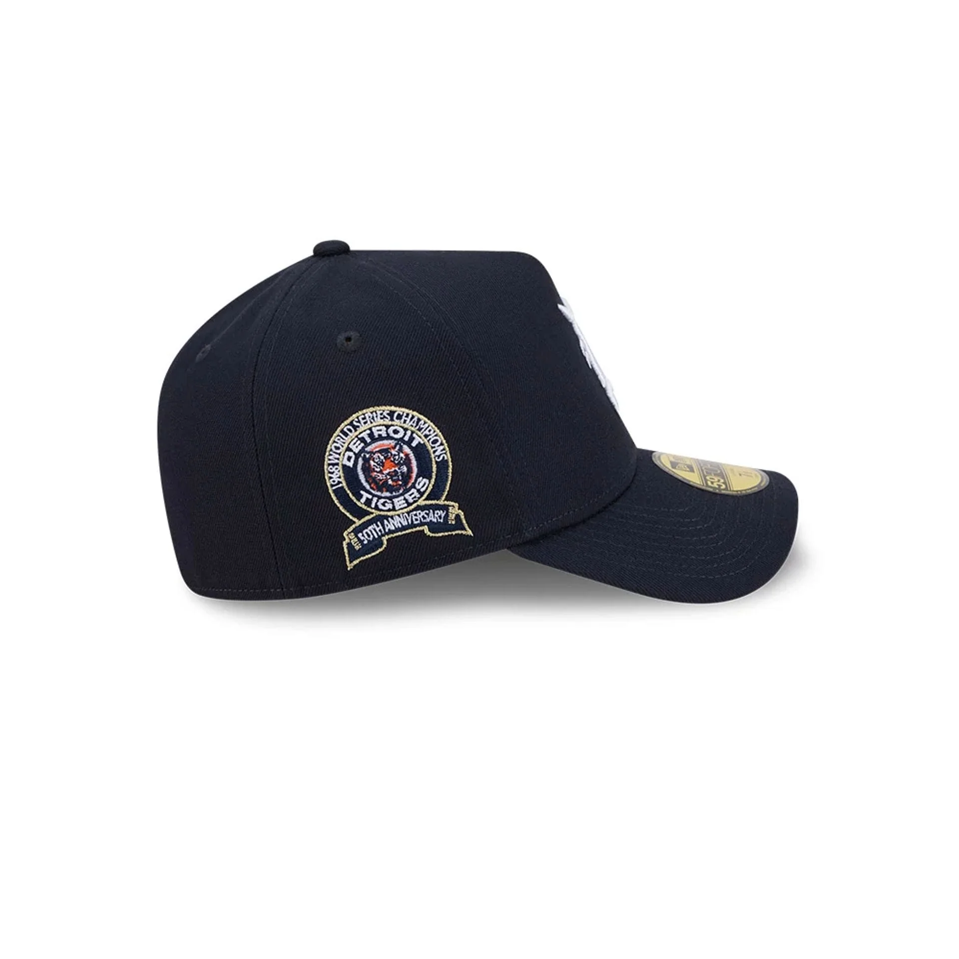 Detroit Tigers MLB Team Side Navy 59FORTY A-Frame Fitted Cap - Image 5