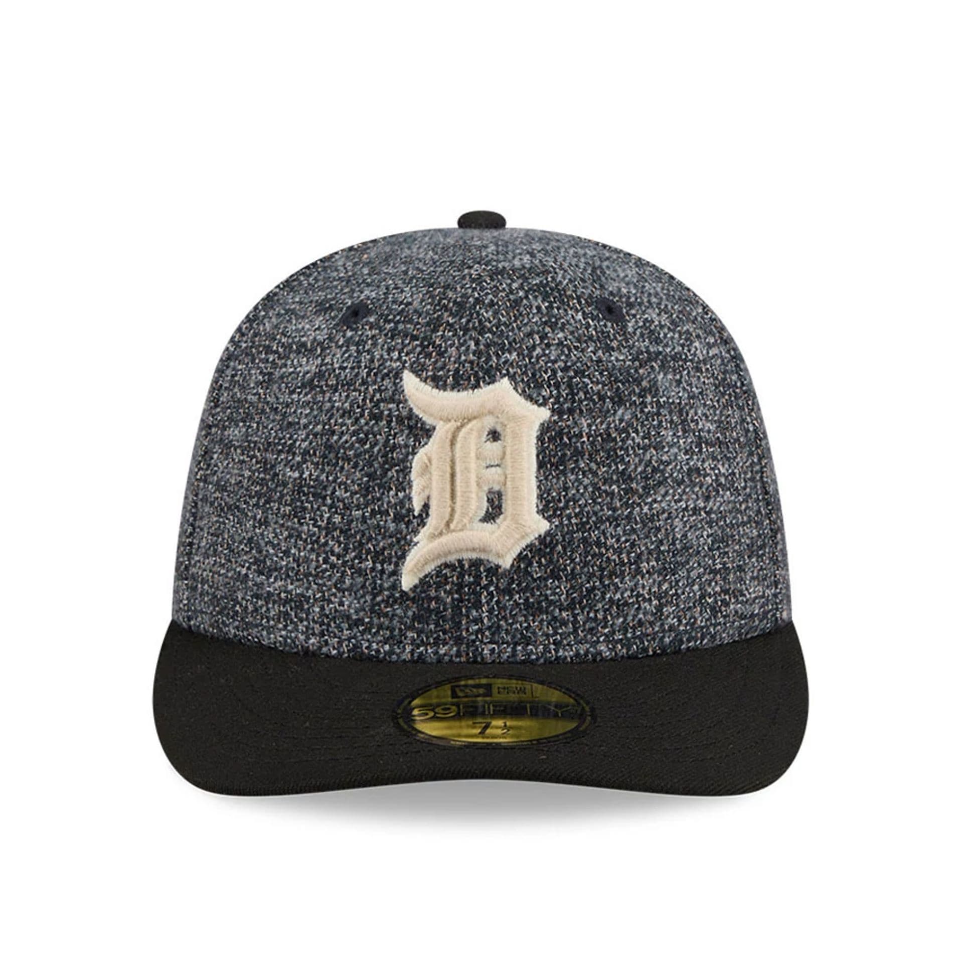Detroit Tigers MLB Tweedy Cotton Black 59FIFTY Fitted Cap - Image 3