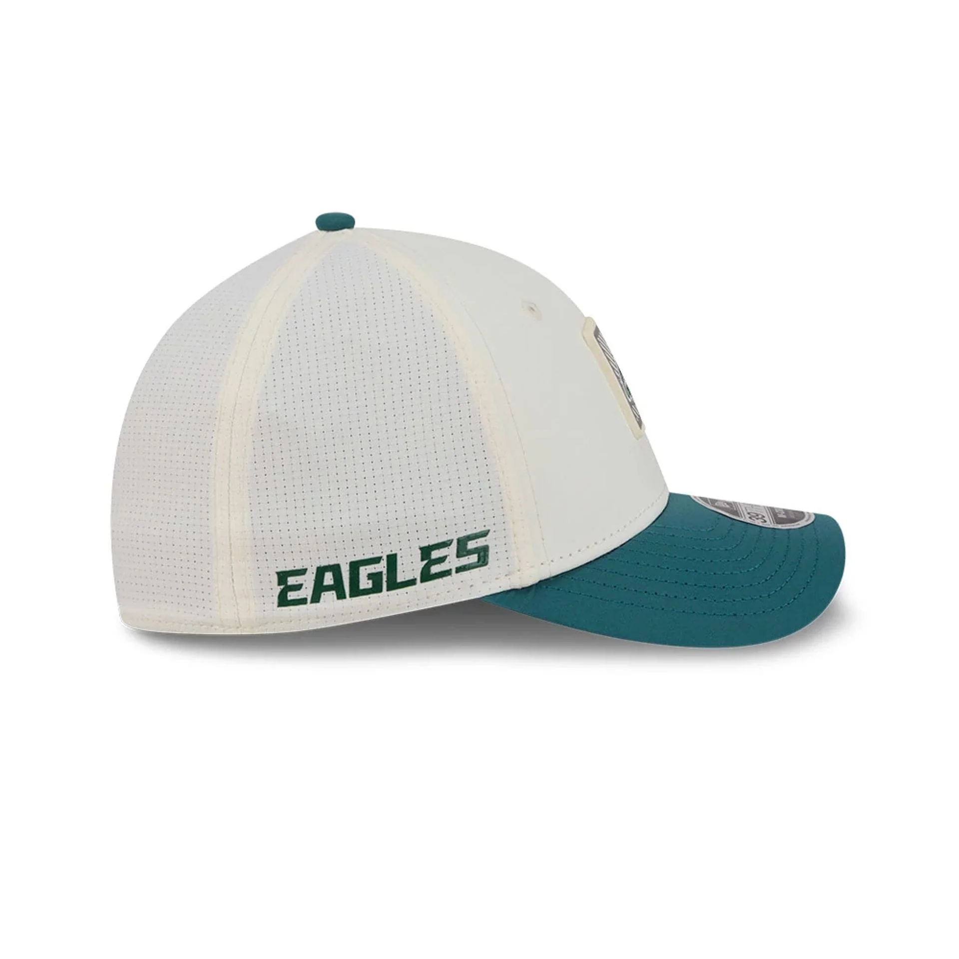 Eagles NFL Training 2026 White 39THIRTY M-Crown Stretch Fit Cap - Image 4