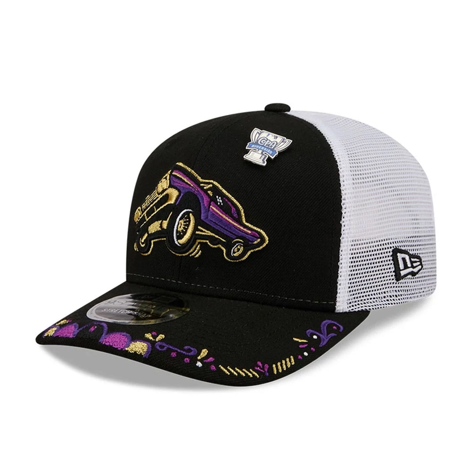 Grizzlies MiLB La Copa 2026 Black 9SEVENTY Stretch Snap Adjustable Cap