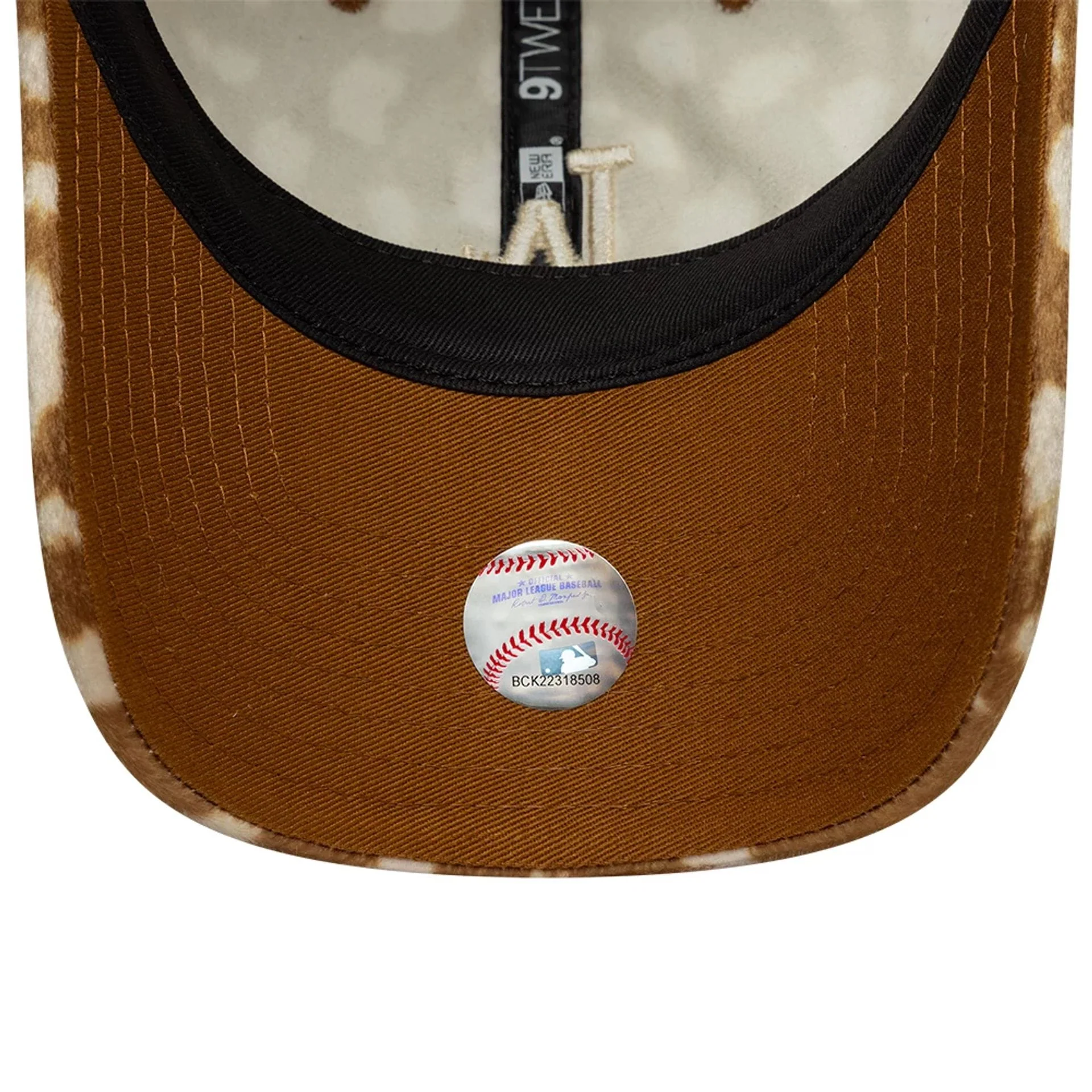 LA Dodgers Animal Print Dark Beige 9TWENTY Adjustable Cap - Image 7