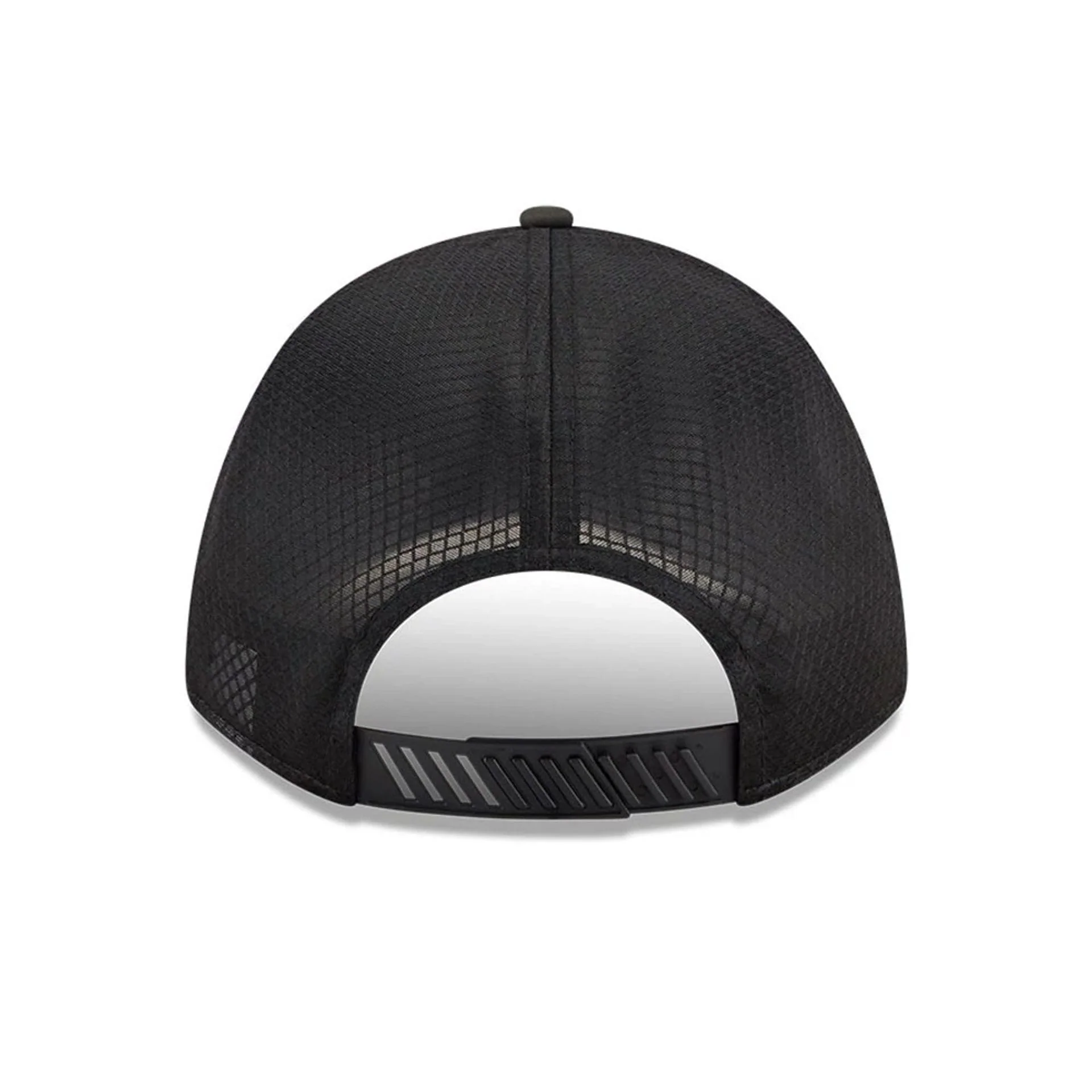 LA Dodgers MLB Badged Black 9FORTY M-Crown A-Frame Trucker Adjustable Cap - Image 2