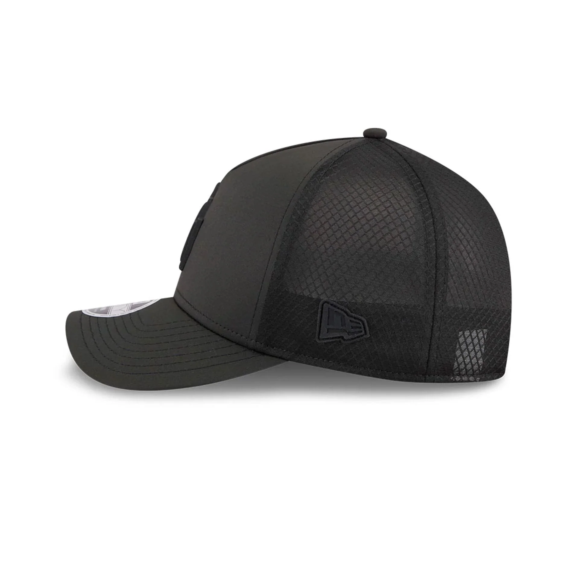 LA Dodgers MLB Badged Black 9FORTY M-Crown A-Frame Trucker Adjustable Cap - Image 5