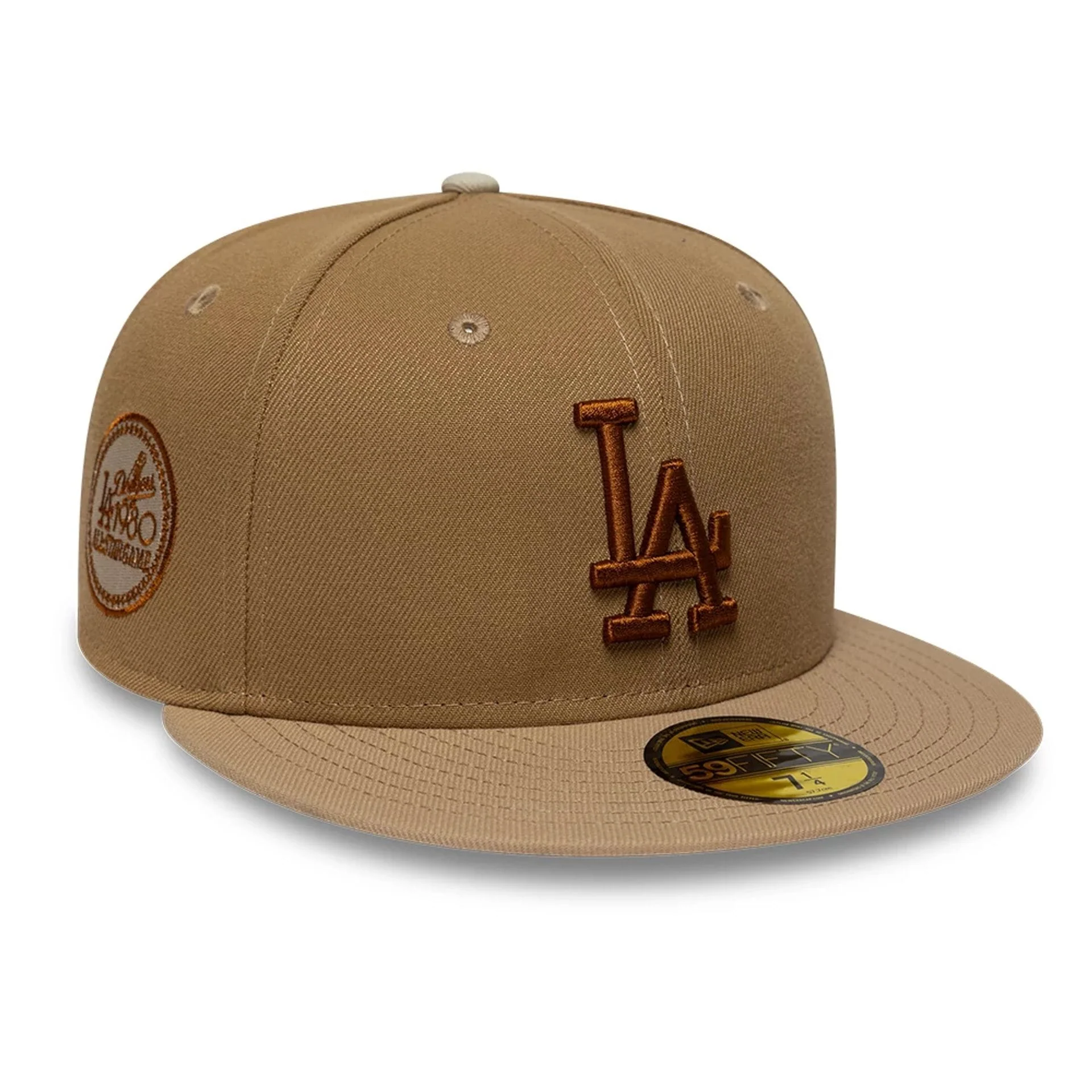 LA Dodgers MLB Camo Beige 59FIFTY Fitted Cap
