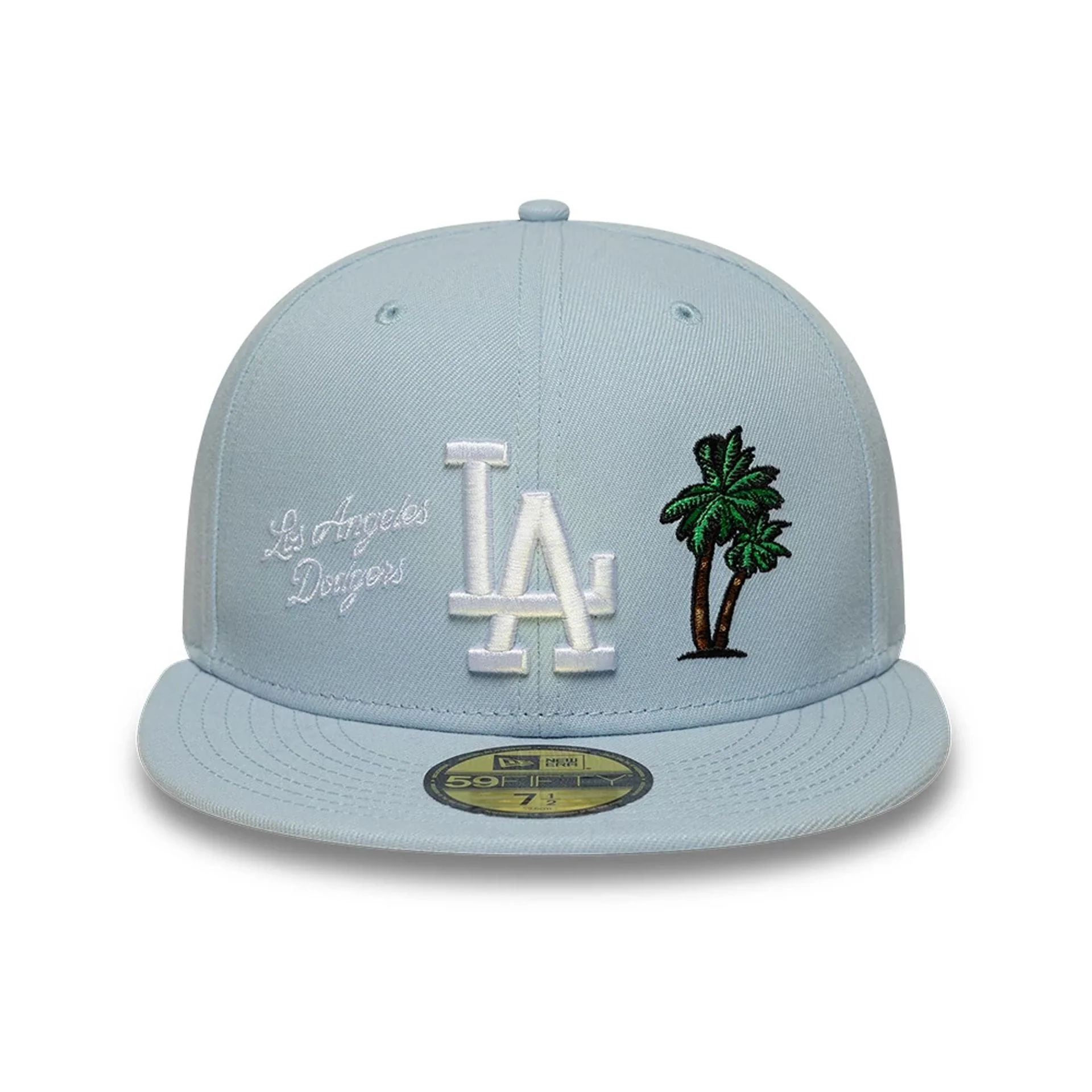 LA Dodgers MLB City Icon Pastel Blue 59FIFTY Fitted Cap - Image 2