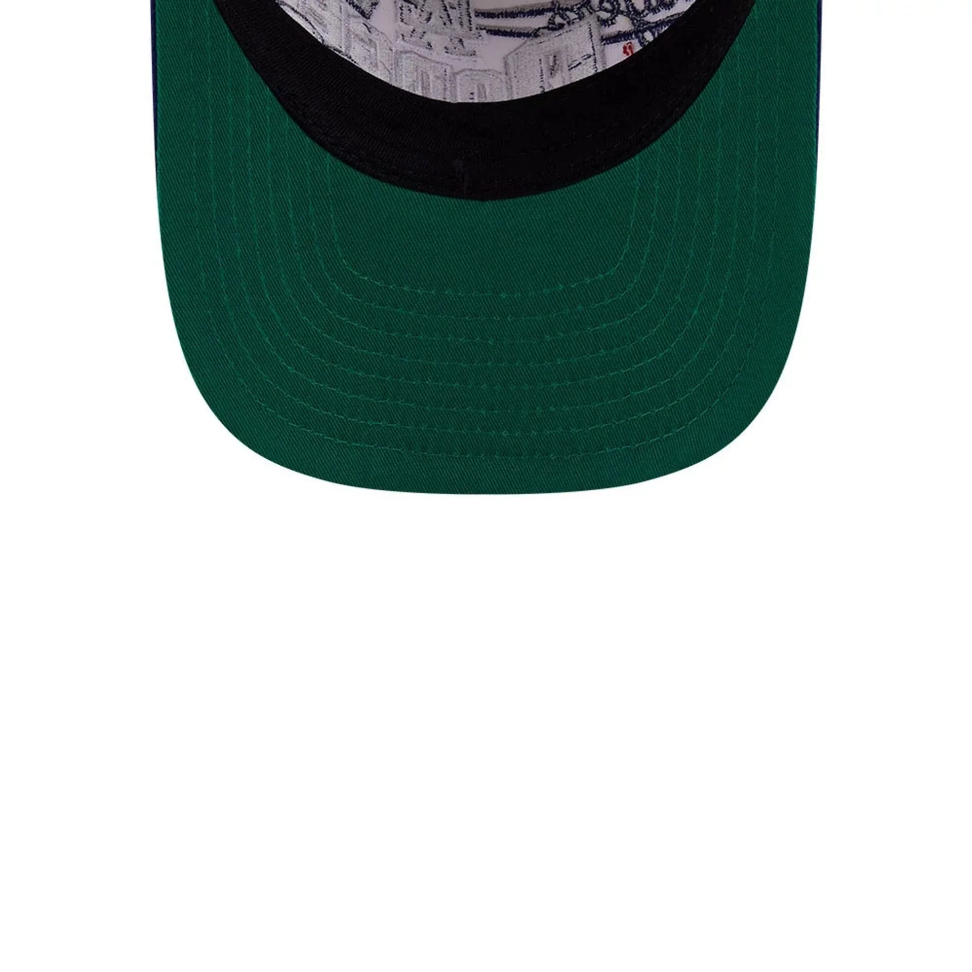 LA Dodgers MLB Classic White 9FIFTY A-Frame Snapback Adjustable Cap - Image 2