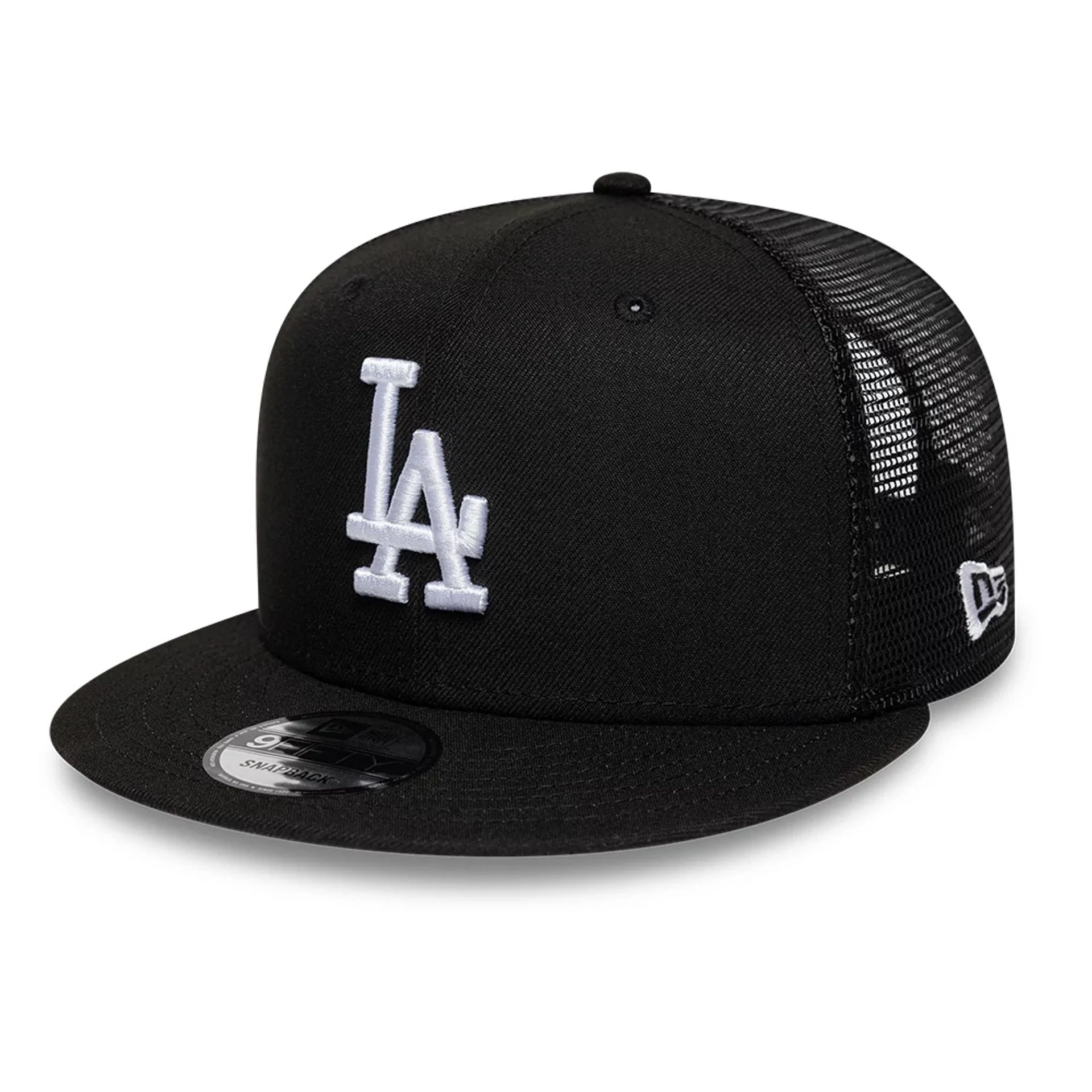 LA Dodgers MLB Evergreen Black 9FIFTY Trucker Adjustable Cap