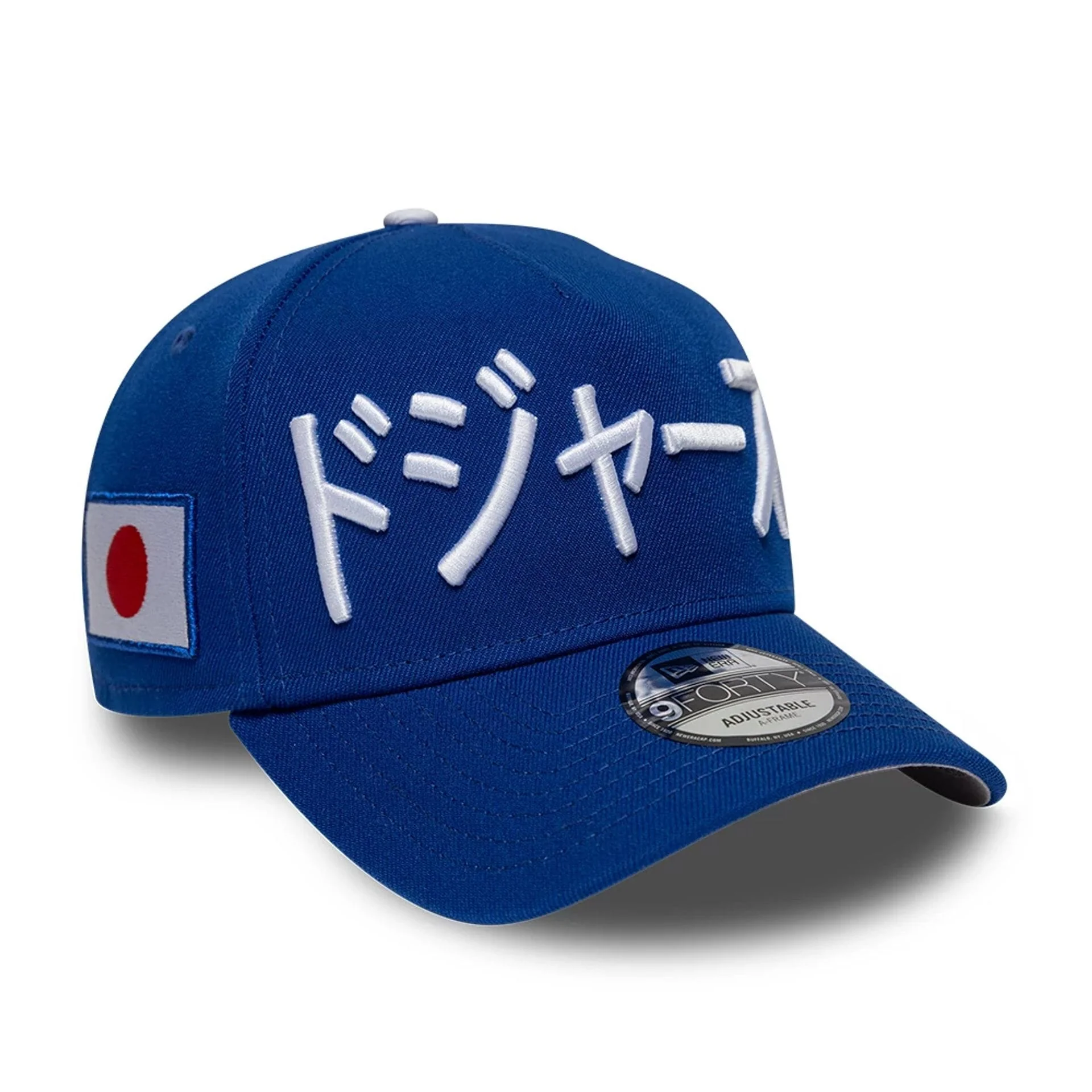 LA Dodgers MLB Kanji Japan Flag Blue 9FORTY A-Frame Cap