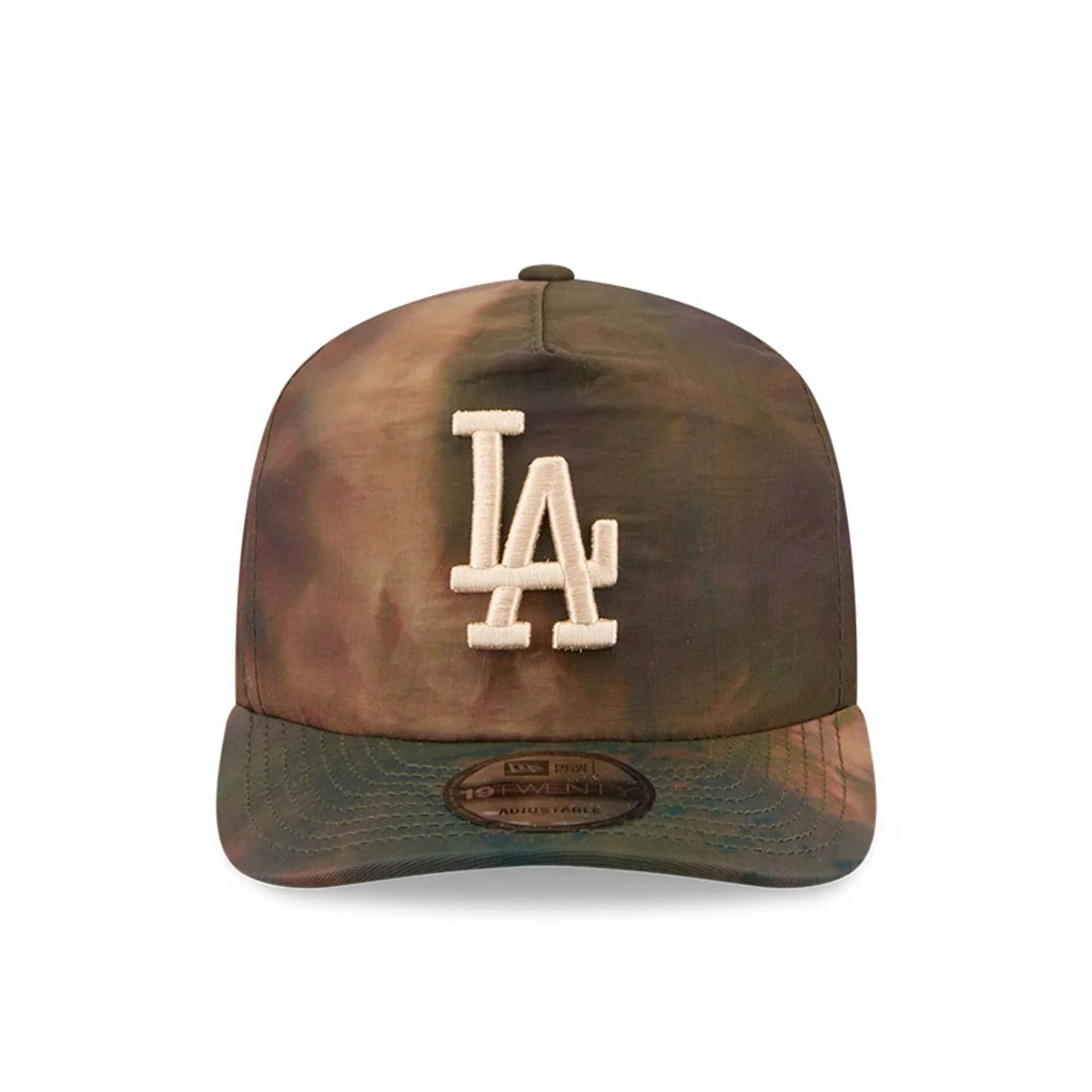 LA Dodgers MLB Nylon Wash Dye Open Green 19TWENTY Adjustable Cap - Image 2