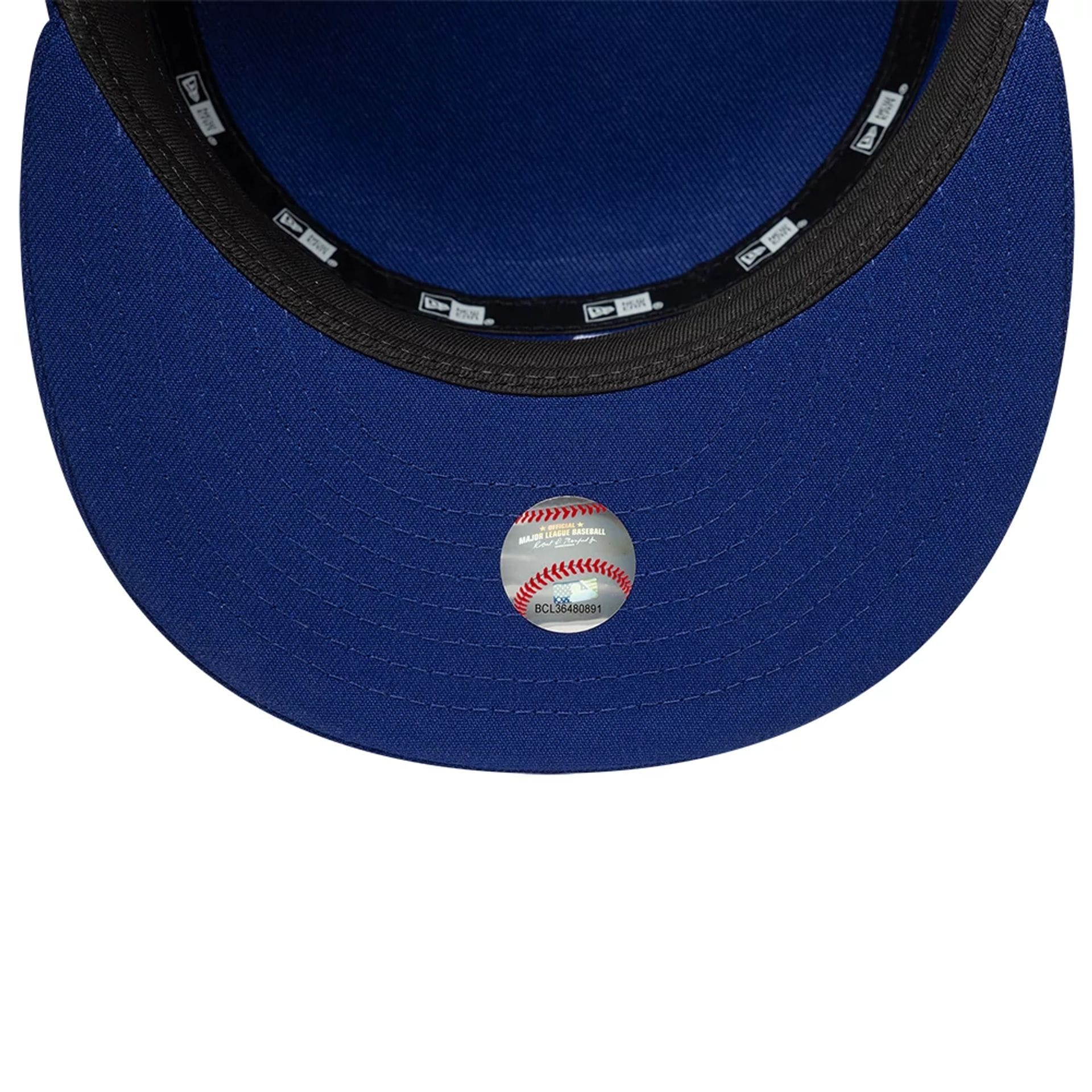 LA Dodgers MLB Poly Dark Blue Pillbox Adjustable Cap - Image 7