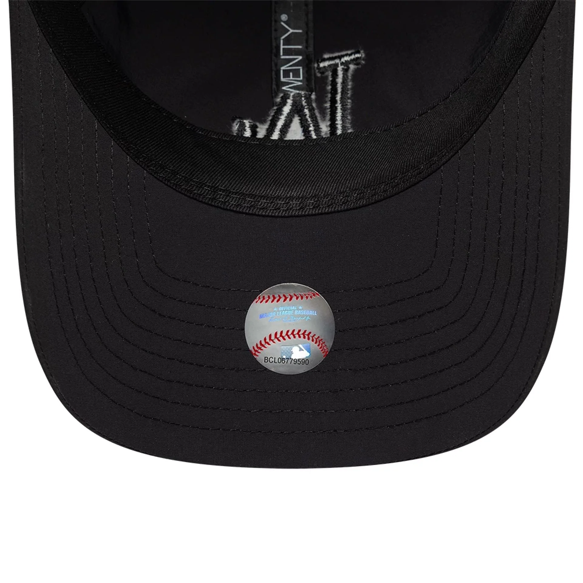 LA Dodgers MLB Recycled Black On Black 9TWENTY Adjustable Cap - Image 7