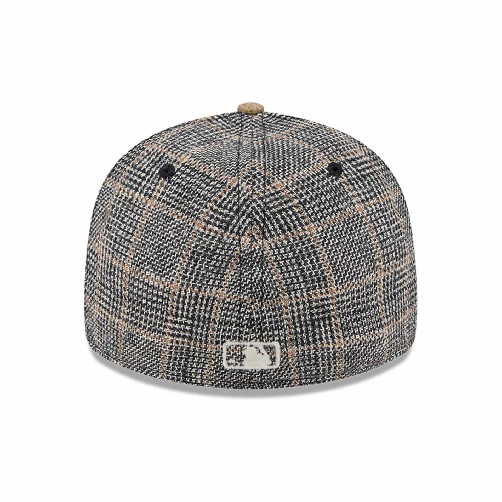LA Dodgers MLB Vintage Tweed Open Blue Retro Crown 59FIFTY Fitted Cap - Image 5