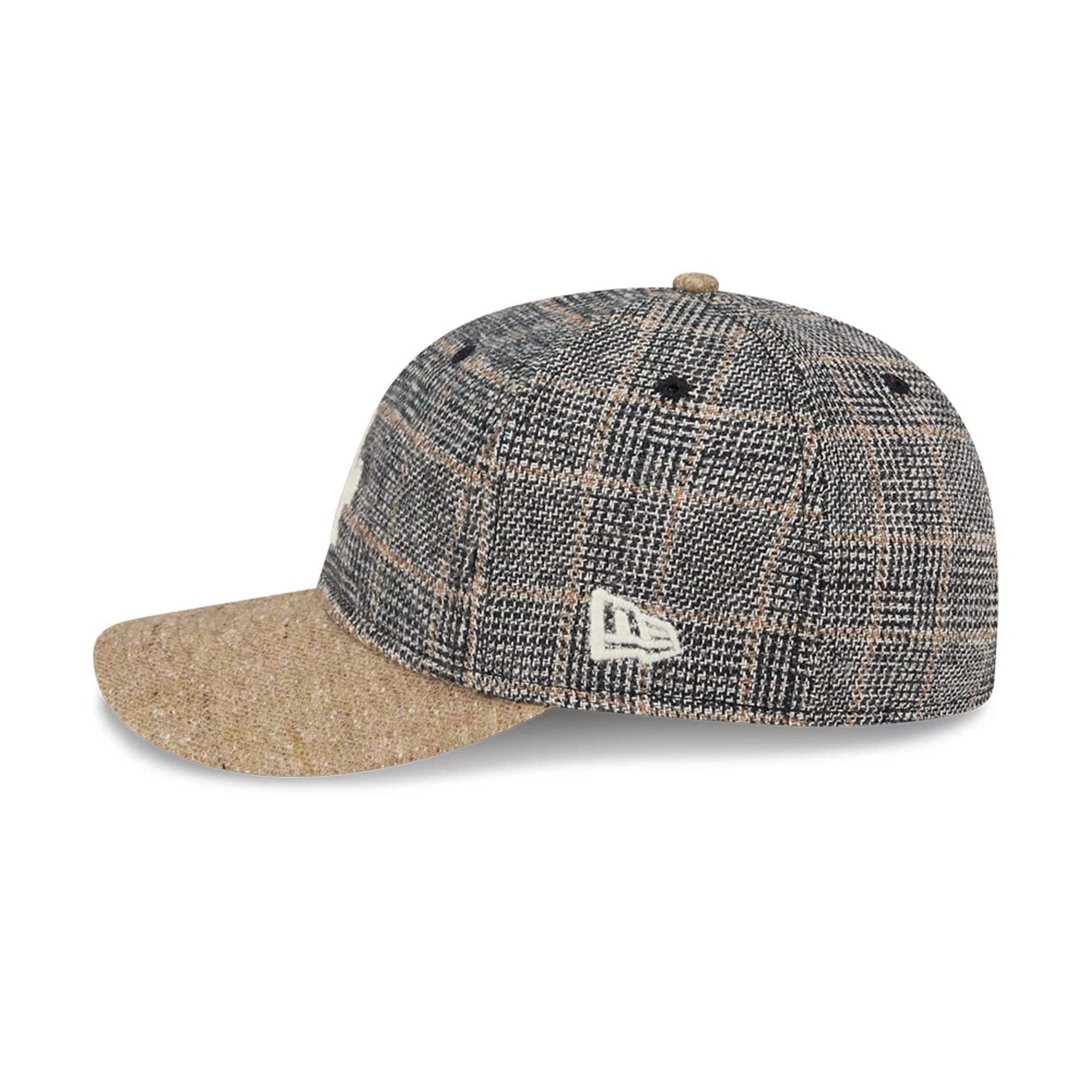 LA Dodgers MLB Vintage Tweed Open Blue Retro Crown 59FIFTY Fitted Cap - Image 6