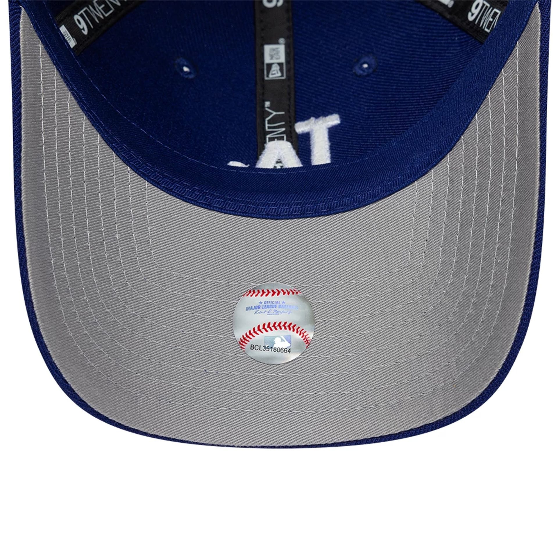 LA Dodgers MLB Wool Blue 9TWENTY Adjustable Cap - Image 2