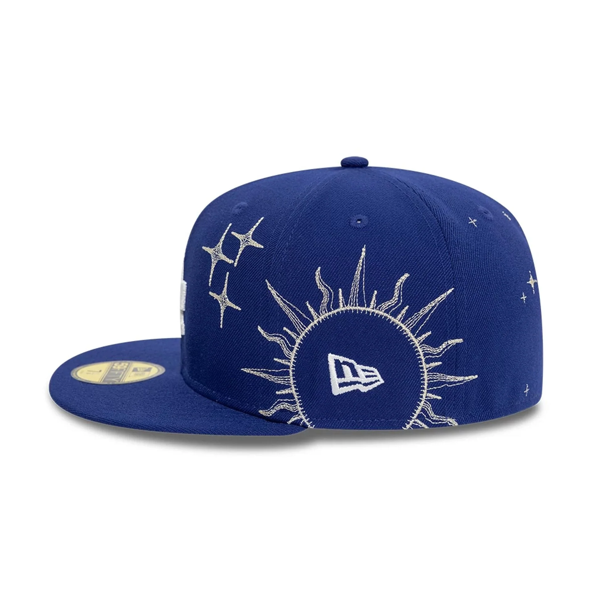 LA Dodgers MLB Zodiac Dark Blue 59FIFTY Fitted Cap - Image 6