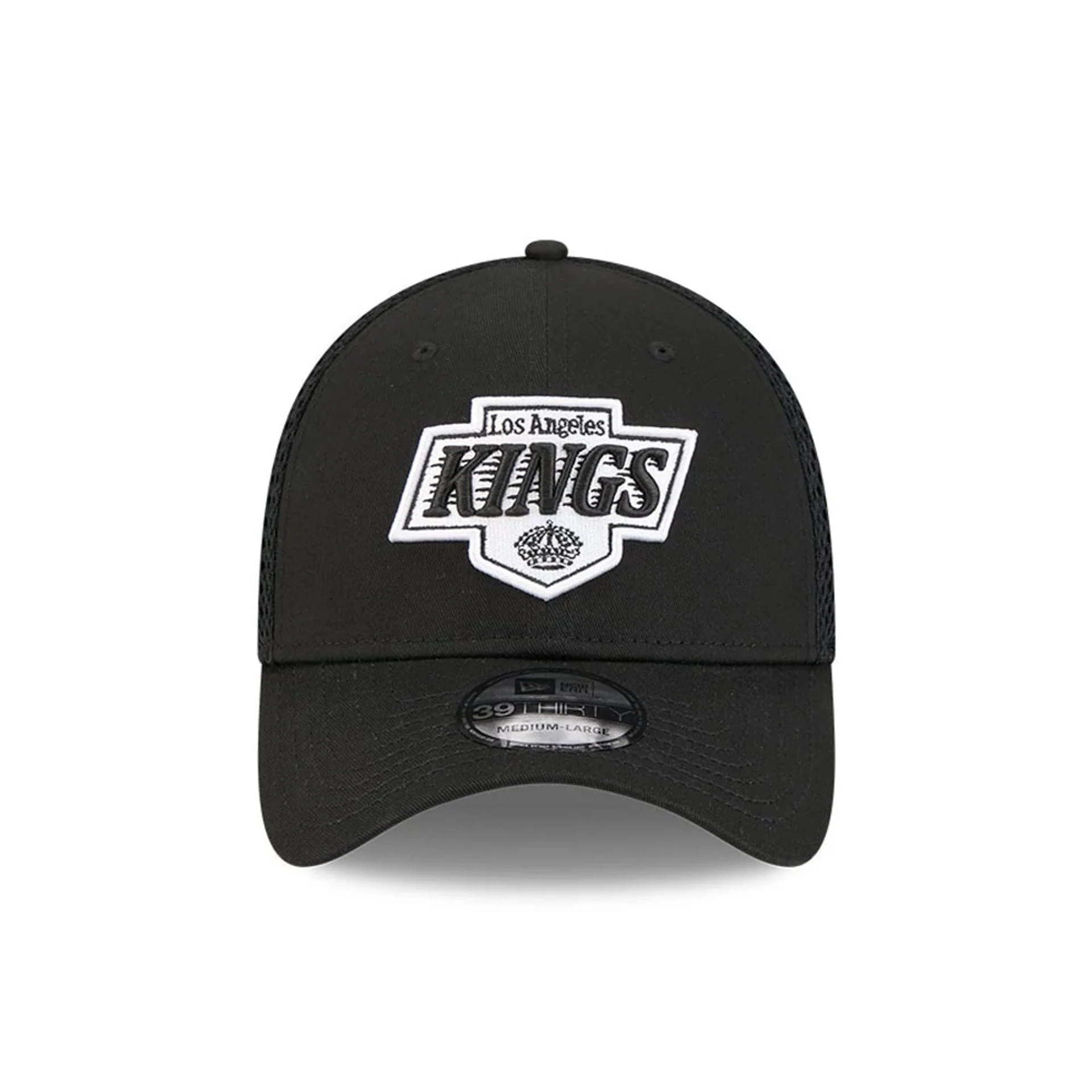 LA Kings NHL Evergreen Neo Black 39THIRTY Stretch Fit Cap - Image 3