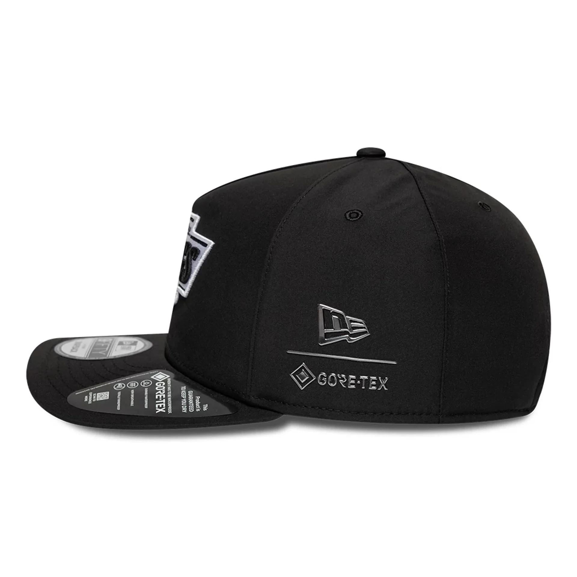 LA Kings NHL Gore-Tex Black 9FIFTY A-Frame Snapback Adjustable Cap - Image 7