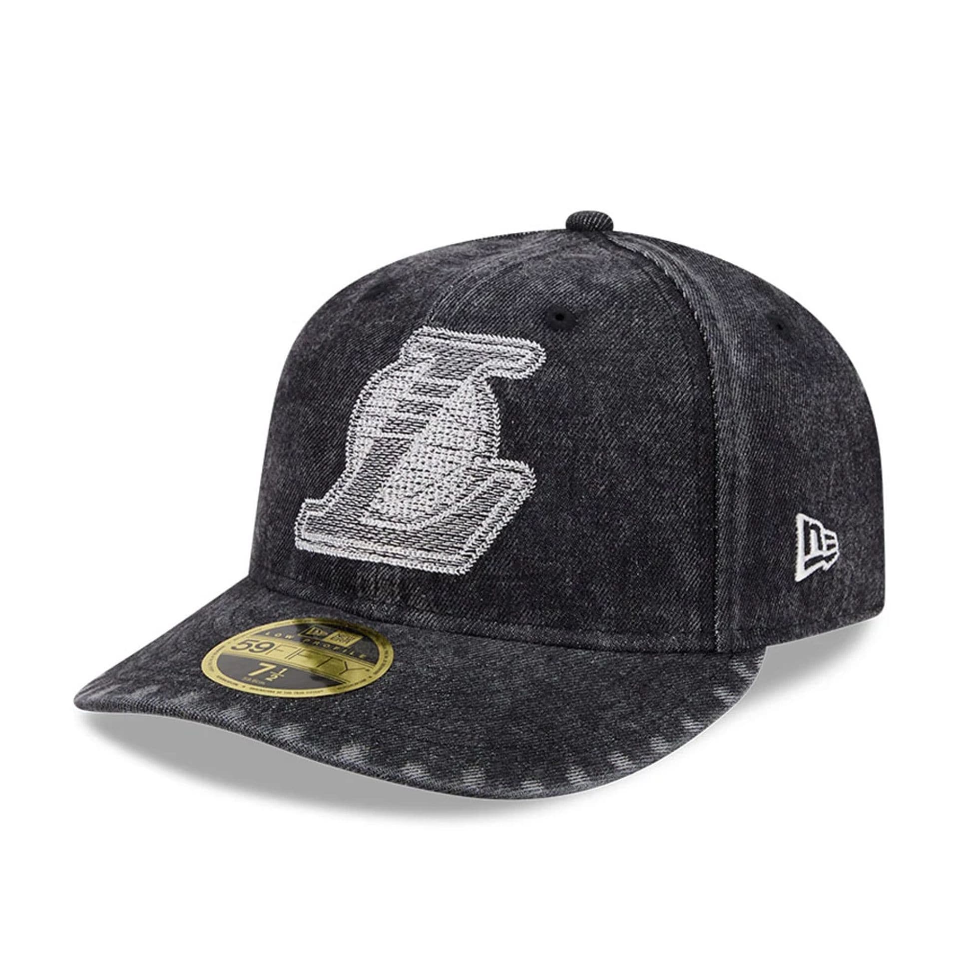 LA Lakers NBA 59FIFTY Day Black Low Profile 59FIFTY Fitted Cap